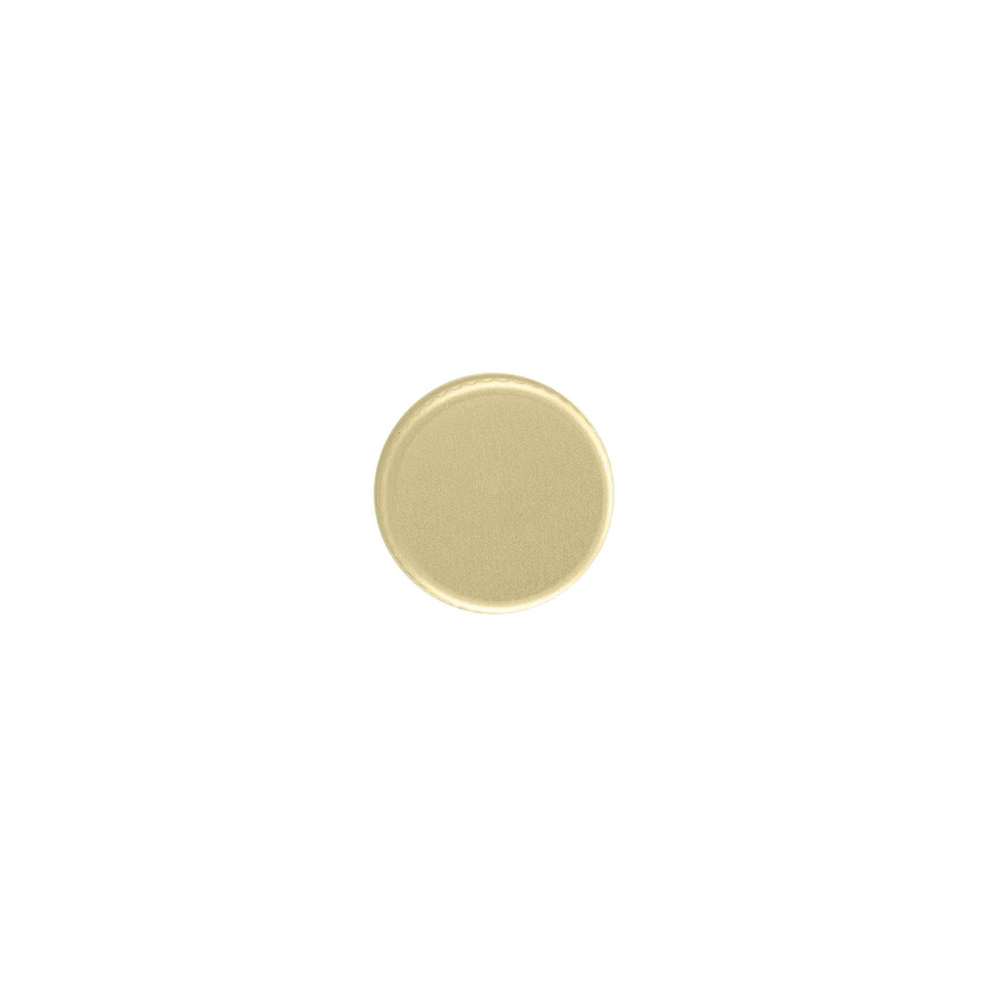 Schraubverschluss, Metall, gold, für Mündung: PP 18 Schraubverschluss, Metall, gold, für Mündung: PP 18