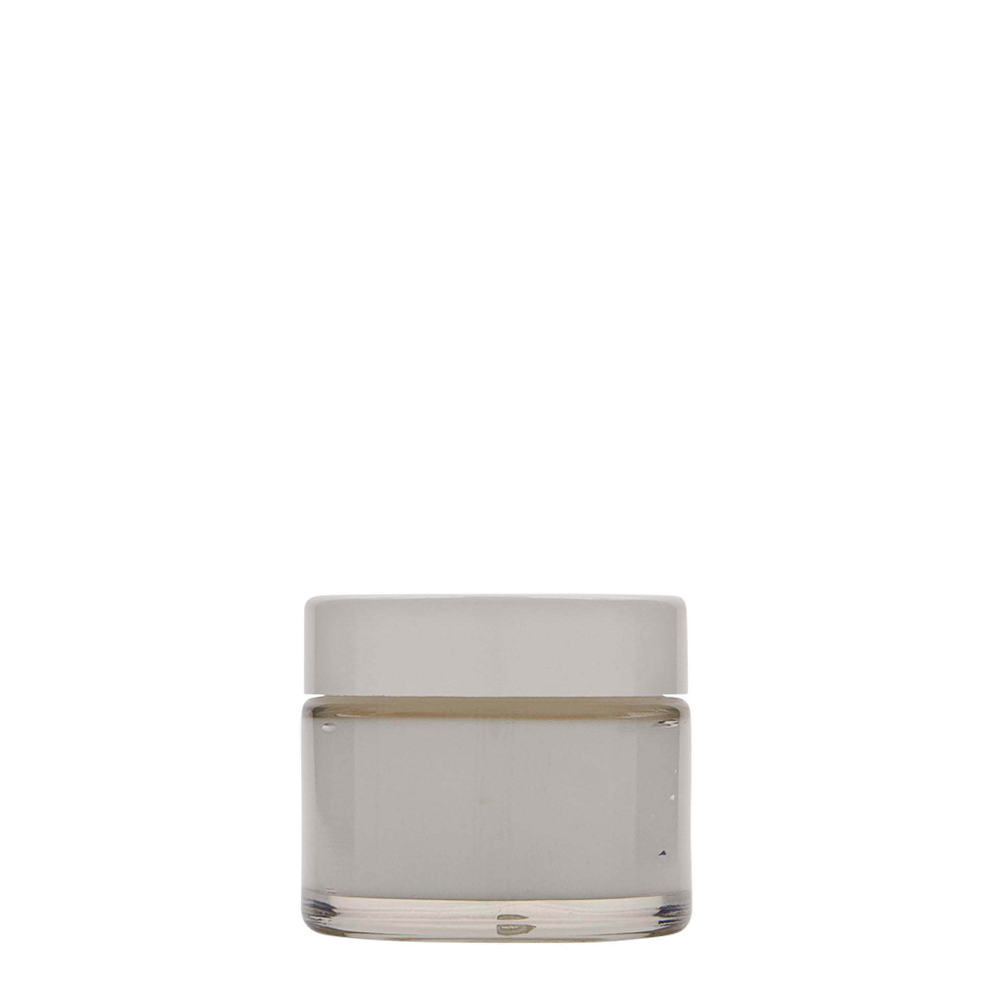 50 ml Tiegel 'Beauty', Glas, Mündung: Schraubverschluss