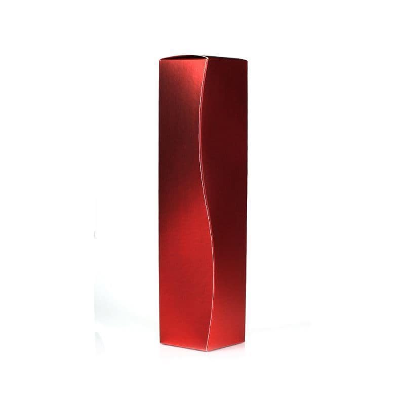 Geschenkkarton 'Metallic', rechteckig, Pappe, rot Geschenkkarton 'Metallic', rechteckig, Pappe, rot