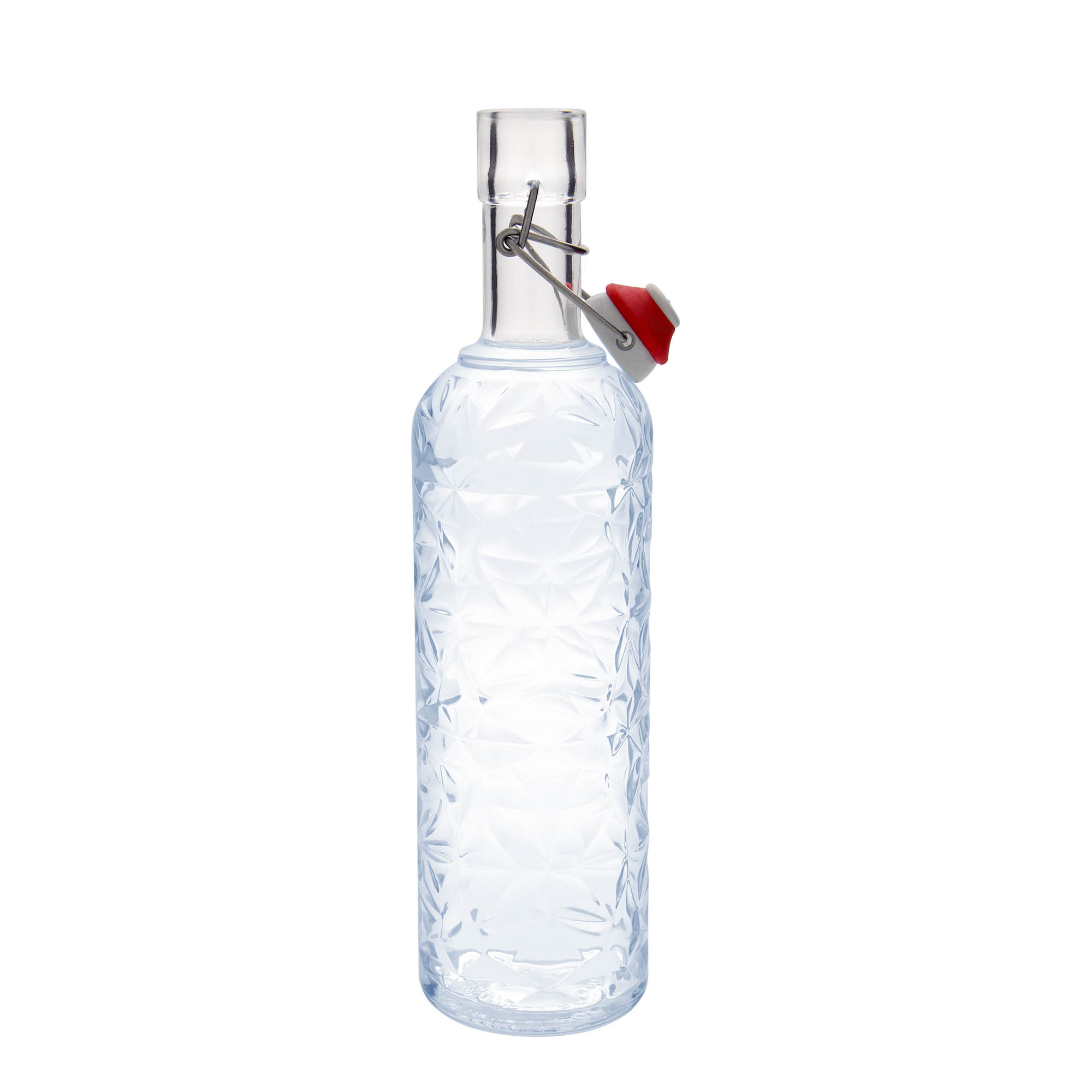 1.000 ml Glasflasche 'Oriente', Mündung: Bügelverschluss 1.000 ml Glasflasche 'Oriente', Mündung: Bügelverschluss