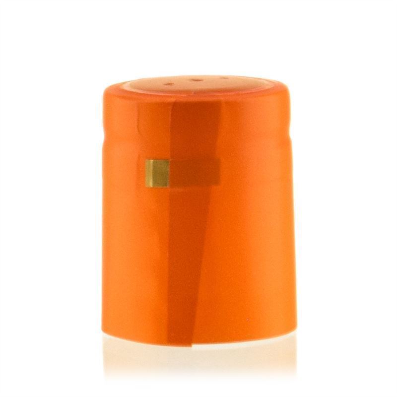 Schrumpfkapsel 32x41, PVC-Kunststoff, orange