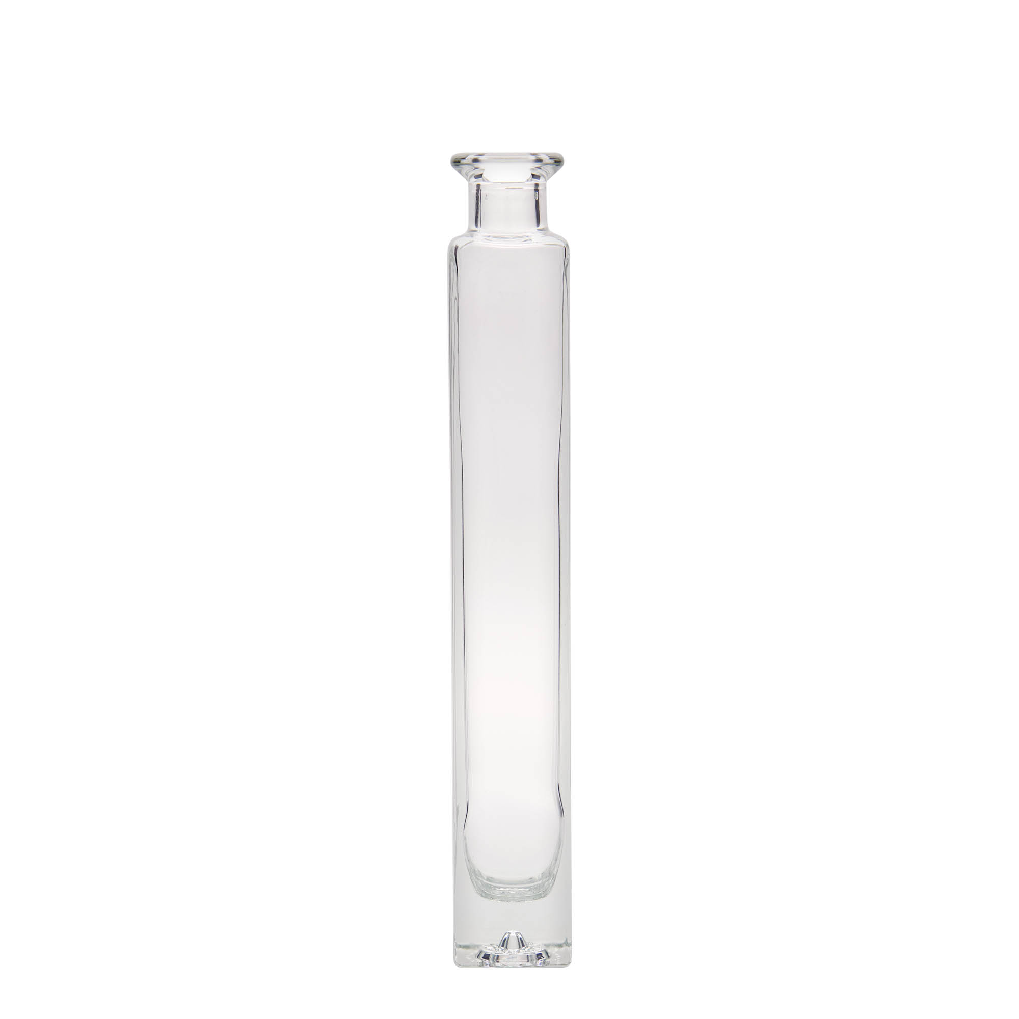 200 ml Glasflasche „Tommy“, quadratisch, Mündung: Kork