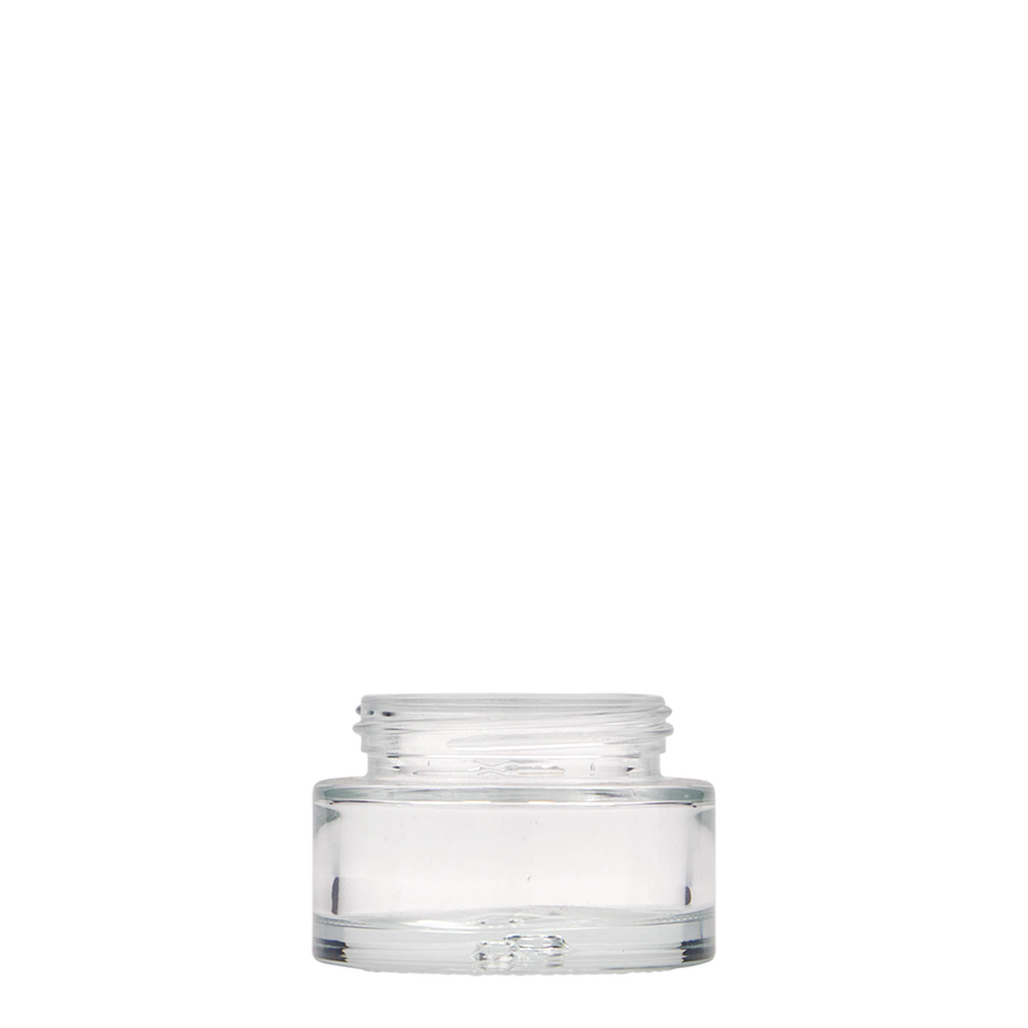 30 ml Tiegel 'Clear Edition', Glas, Mündung: Schraubverschluss 30 ml Tiegel 'Clear Edition', Glas, Mündung: Schraubverschluss