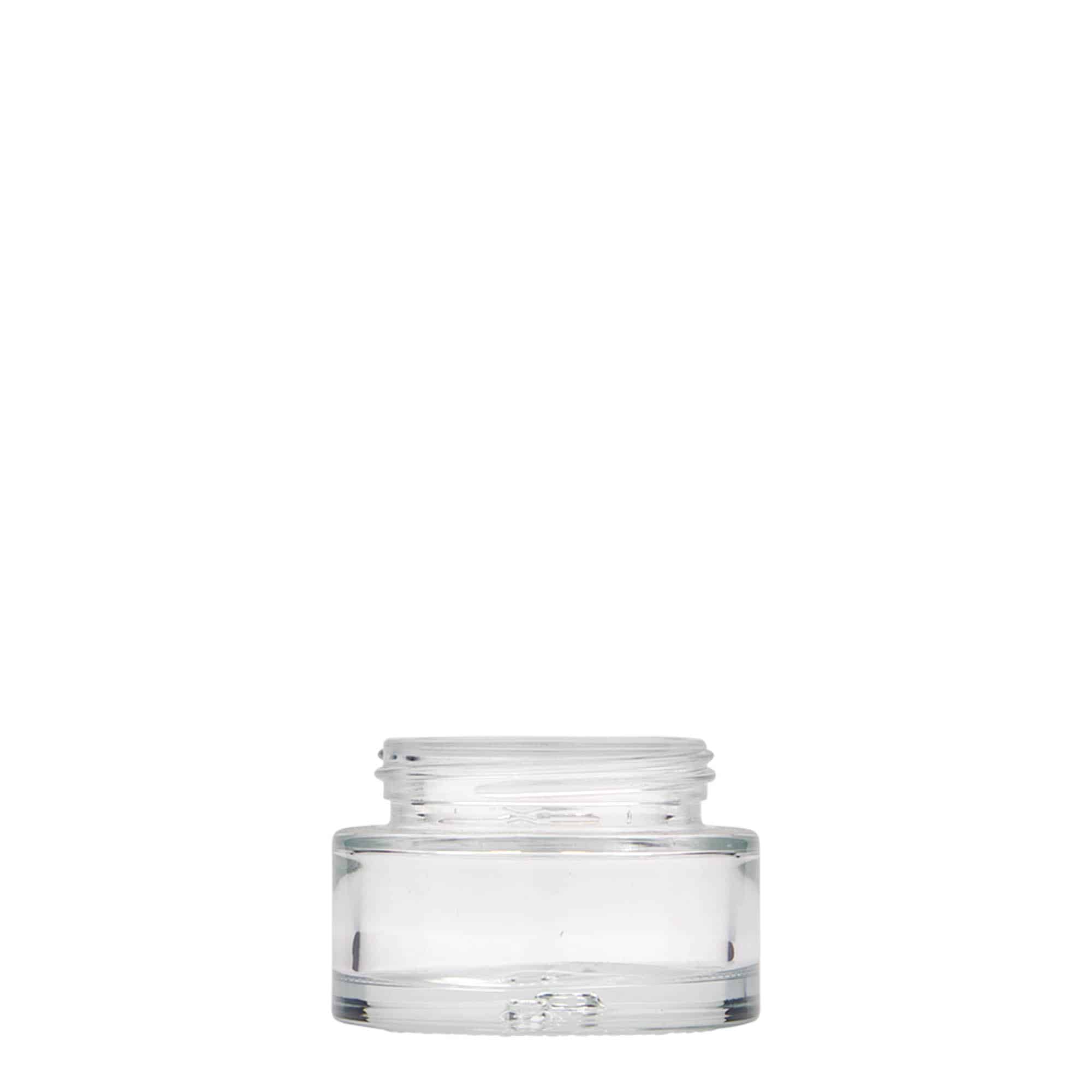 30 ml Tiegel „Clear Edition“, Glas, Mündung: Schraubverschluss