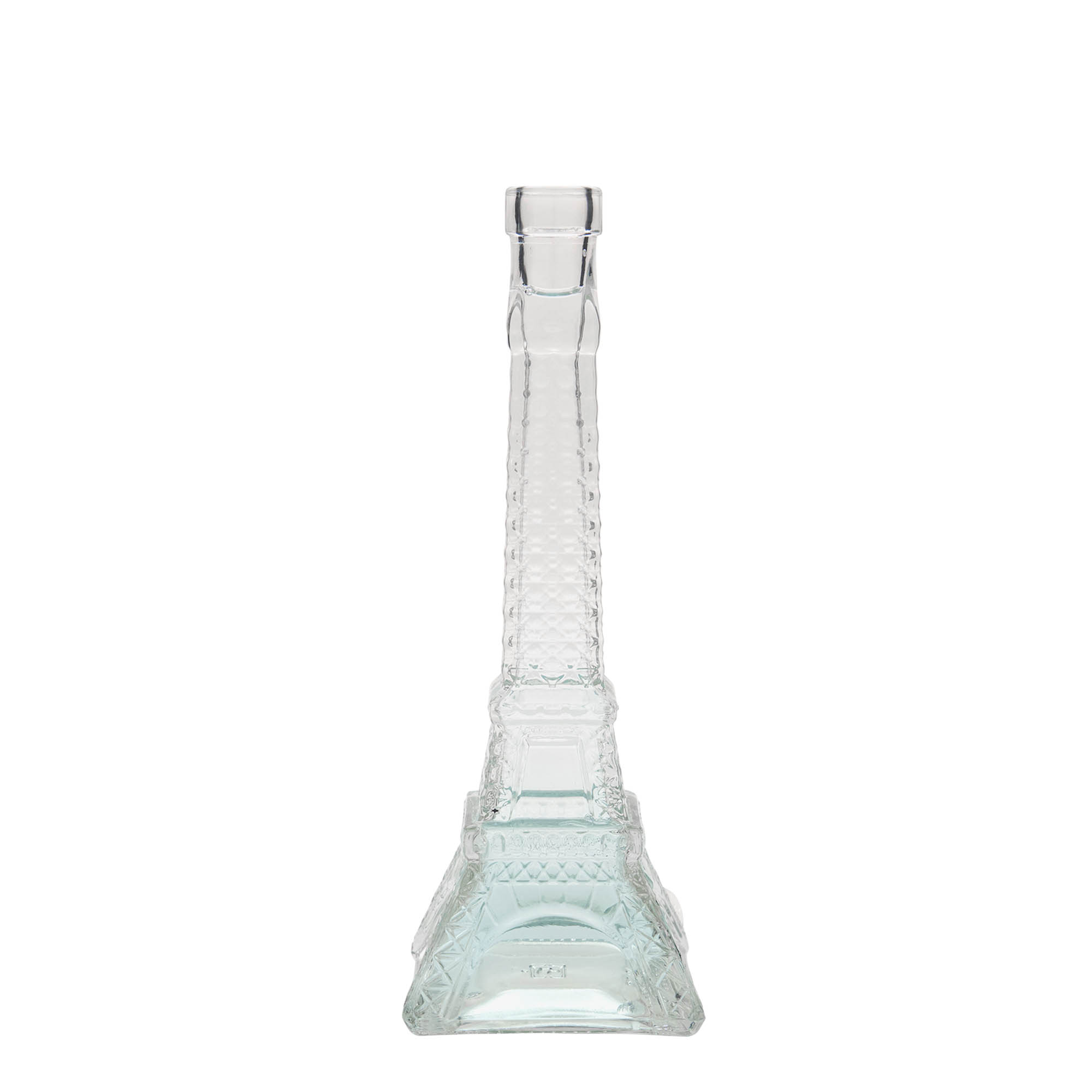200 ml Glasflasche 'Eiffelturm', Mündung: Kork 200 ml Glasflasche 'Eiffelturm', Mündung: Kork