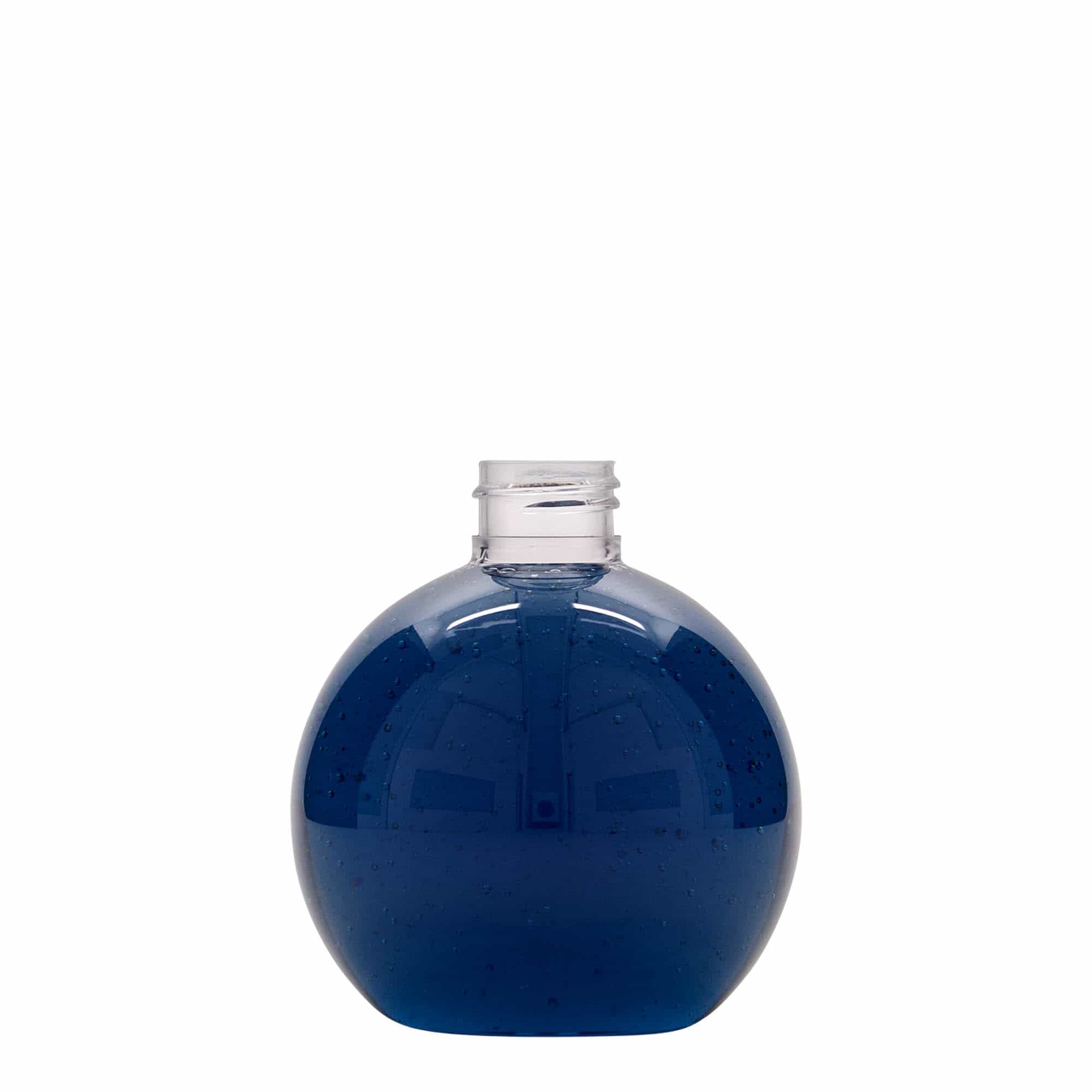 250 ml PET-Flasche 'Perry', rund, Kunststoff, Mündung: GPI 24/410