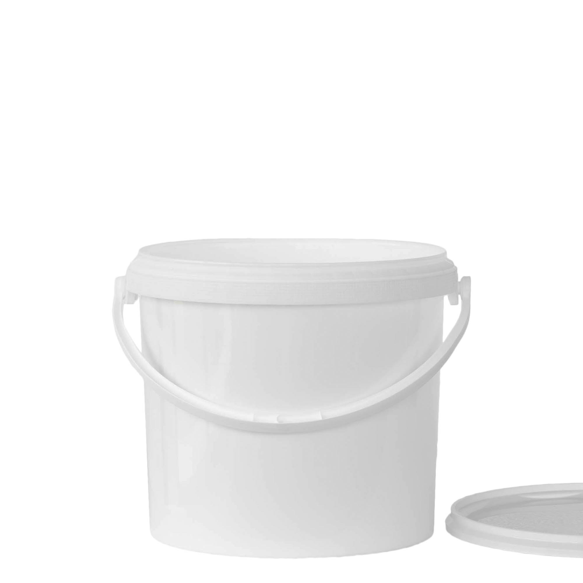 5 l Eimer, PP-Kunststoff, weiß 5 l Eimer, PP-Kunststoff, weiß