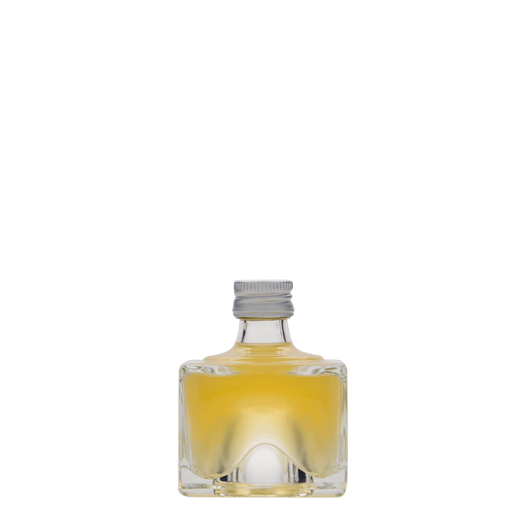 40 ml Glasflasche „Cocolores“, quadratisch, Mündung: PP 18