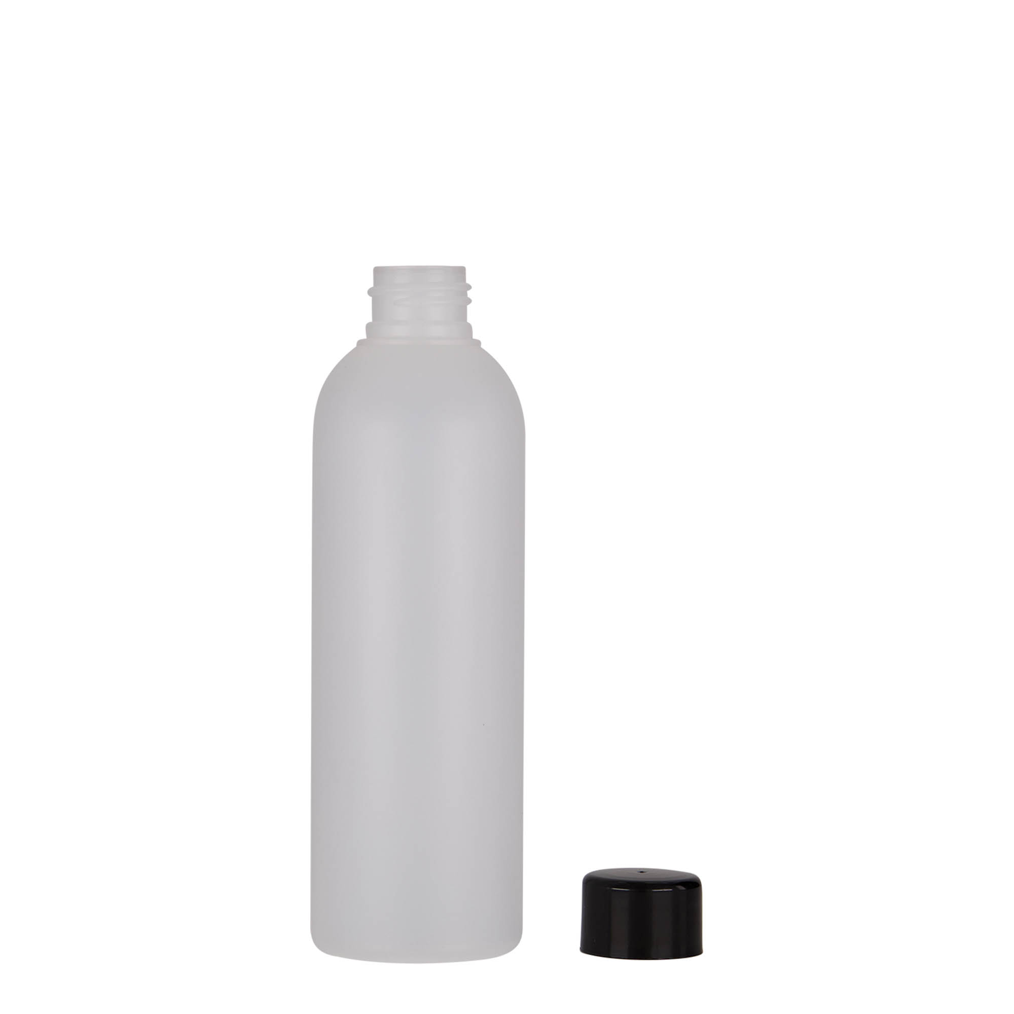 200 ml Kunststoffflasche „Tuffy“, HDPE, natur, Mündung:  24/410
