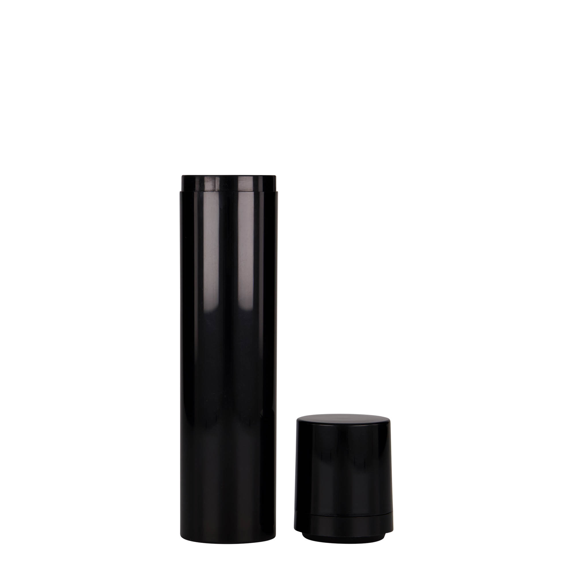 100 ml Airless Dispenser „Mezzo“, PP-Kunststoff, schwarz
