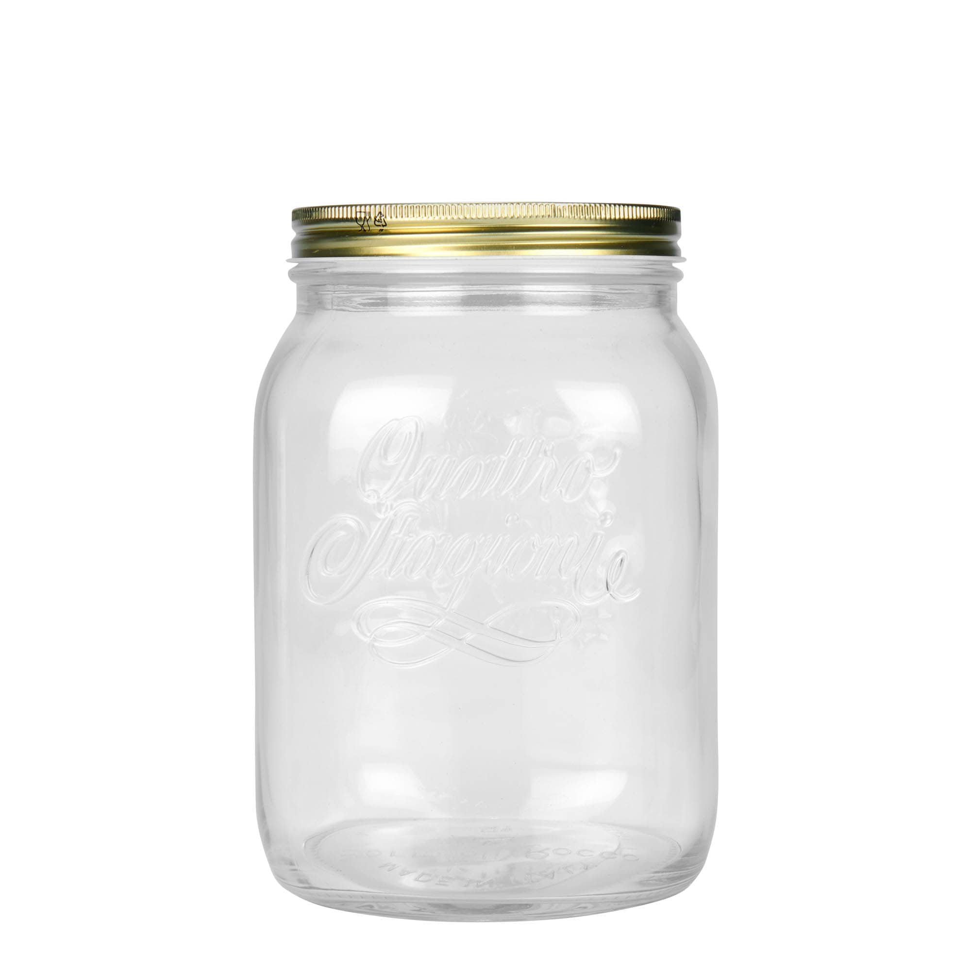 2.000 ml Glas „Quattro Stagioni“, Mündung: Schraubverschluss