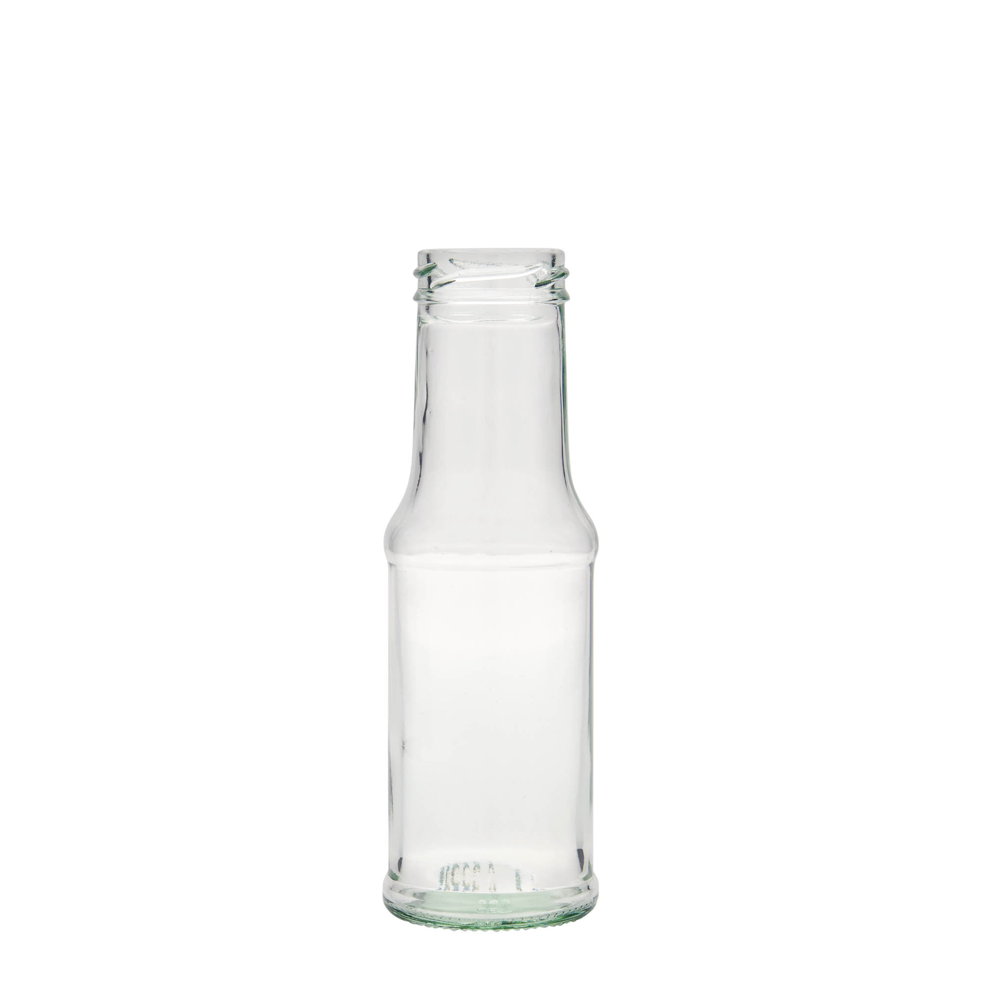 200 ml Soßenflasche, Glas, Mündung: Twist-Off (TO 43) 200 ml Soßenflasche, Glas, Mündung: Twist-Off (TO 43)