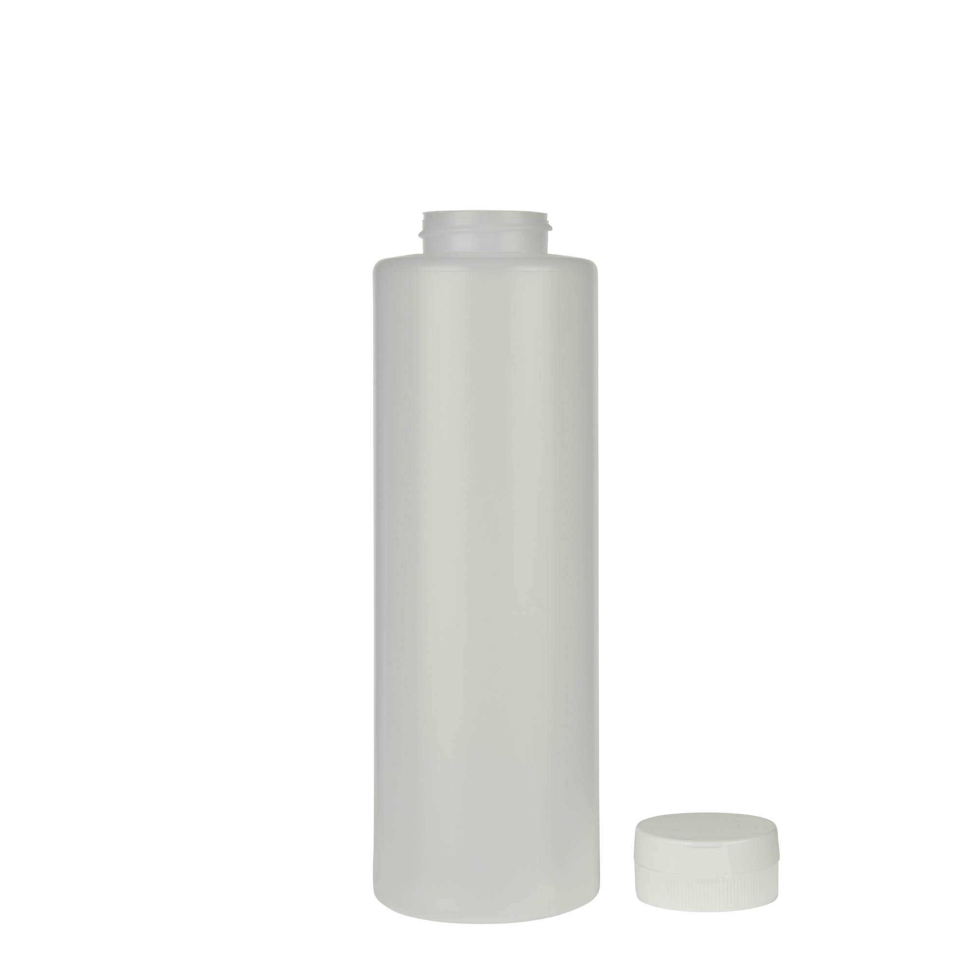 500 ml Soßenflasche, LDPE-Kunststoff, natur, Mündung: 38/400