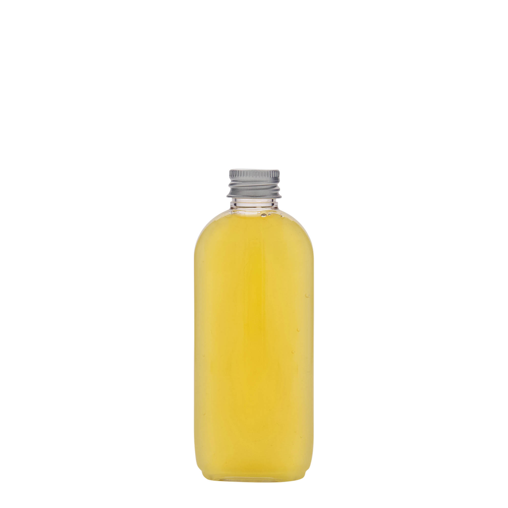 100 ml PET-Flasche 'Iris', oval, Kunststoff, Mündung: 20/410 100 ml PET-Flasche 'Iris', oval, Kunststoff, Mündung: 20/410