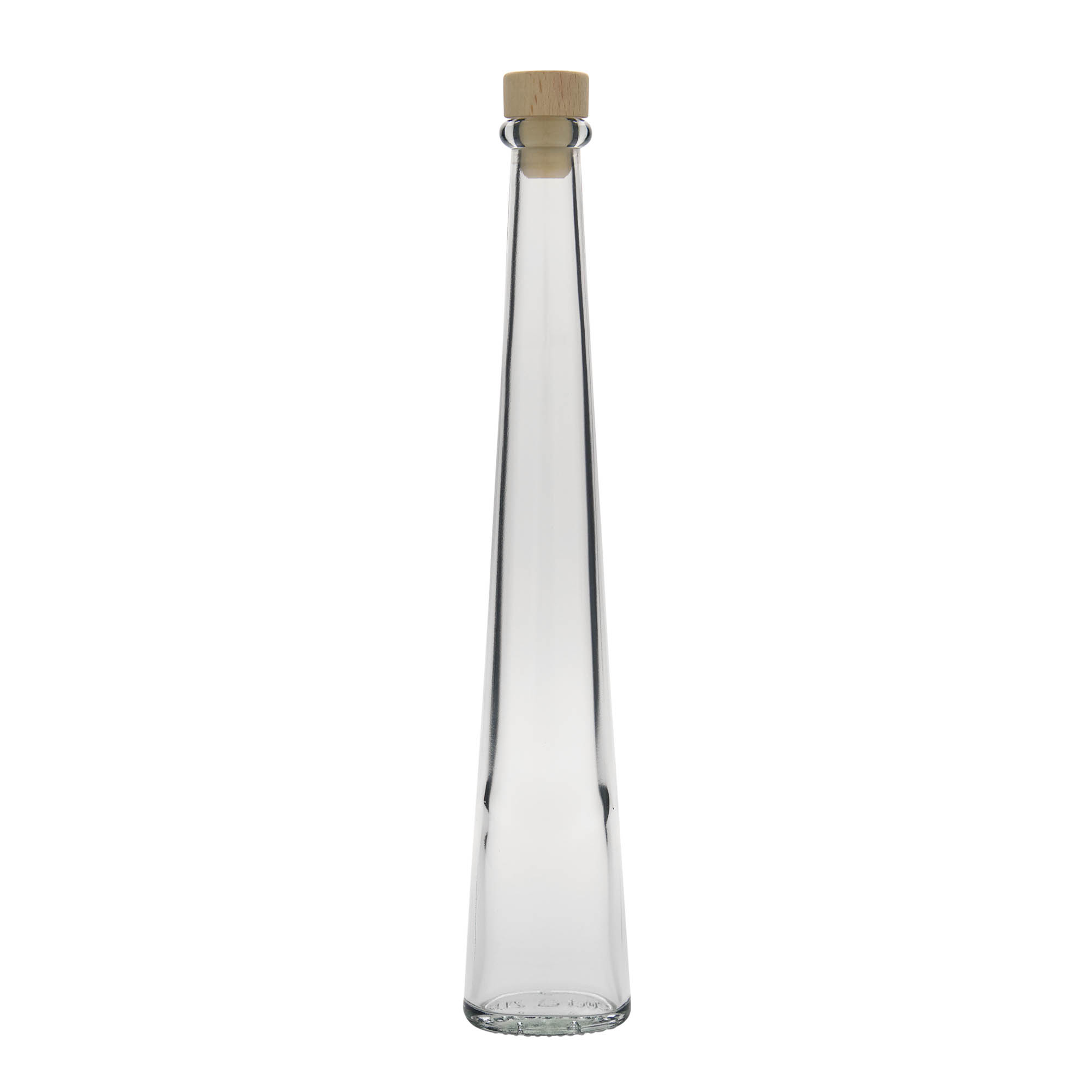 200 ml Glasflasche 'Dama Ovale', oval, Mündung: Kork 200 ml Glasflasche 'Dama Ovale', oval, Mündung: Kork