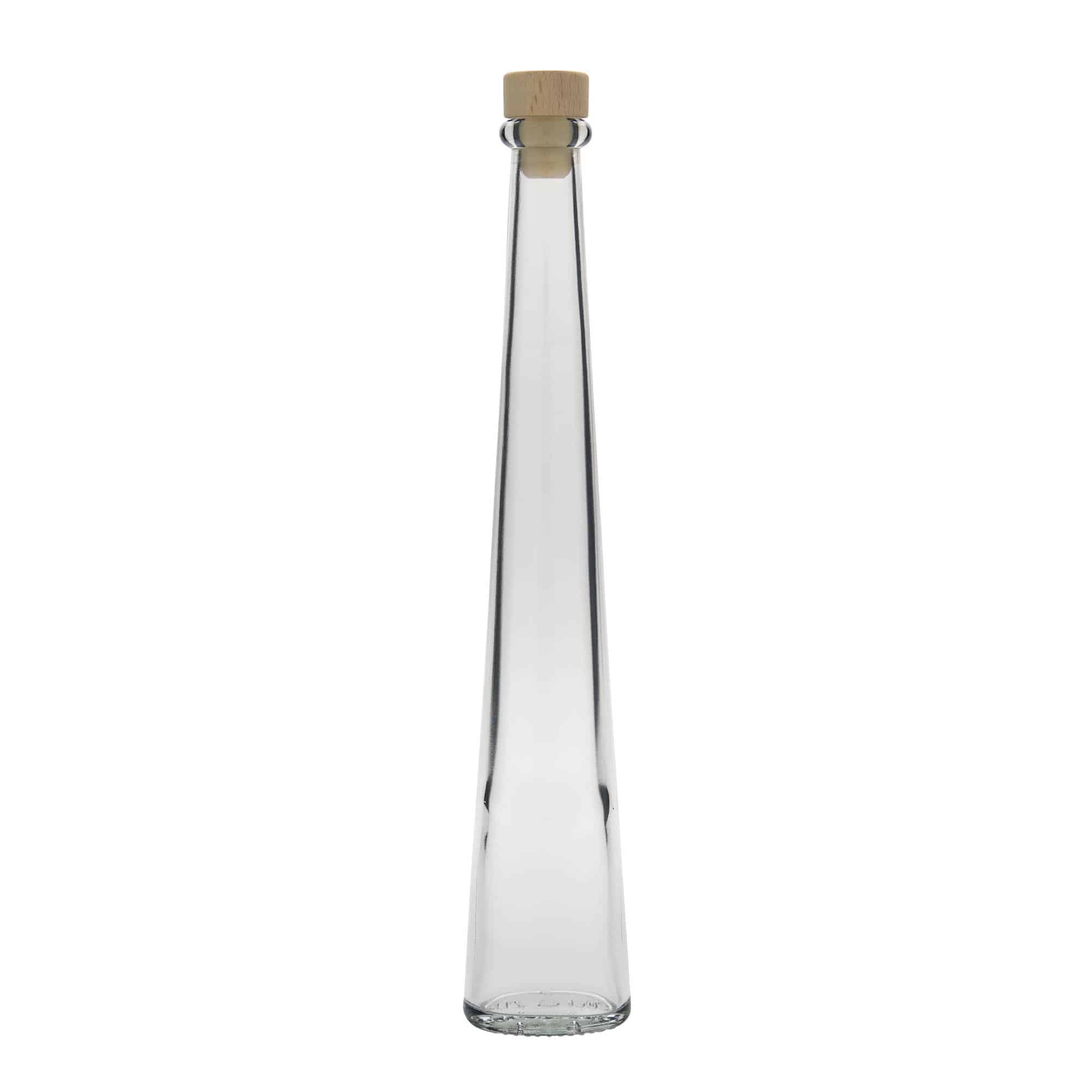 200 ml Glasflasche „Dama Ovale“, oval, Mündung: Kork