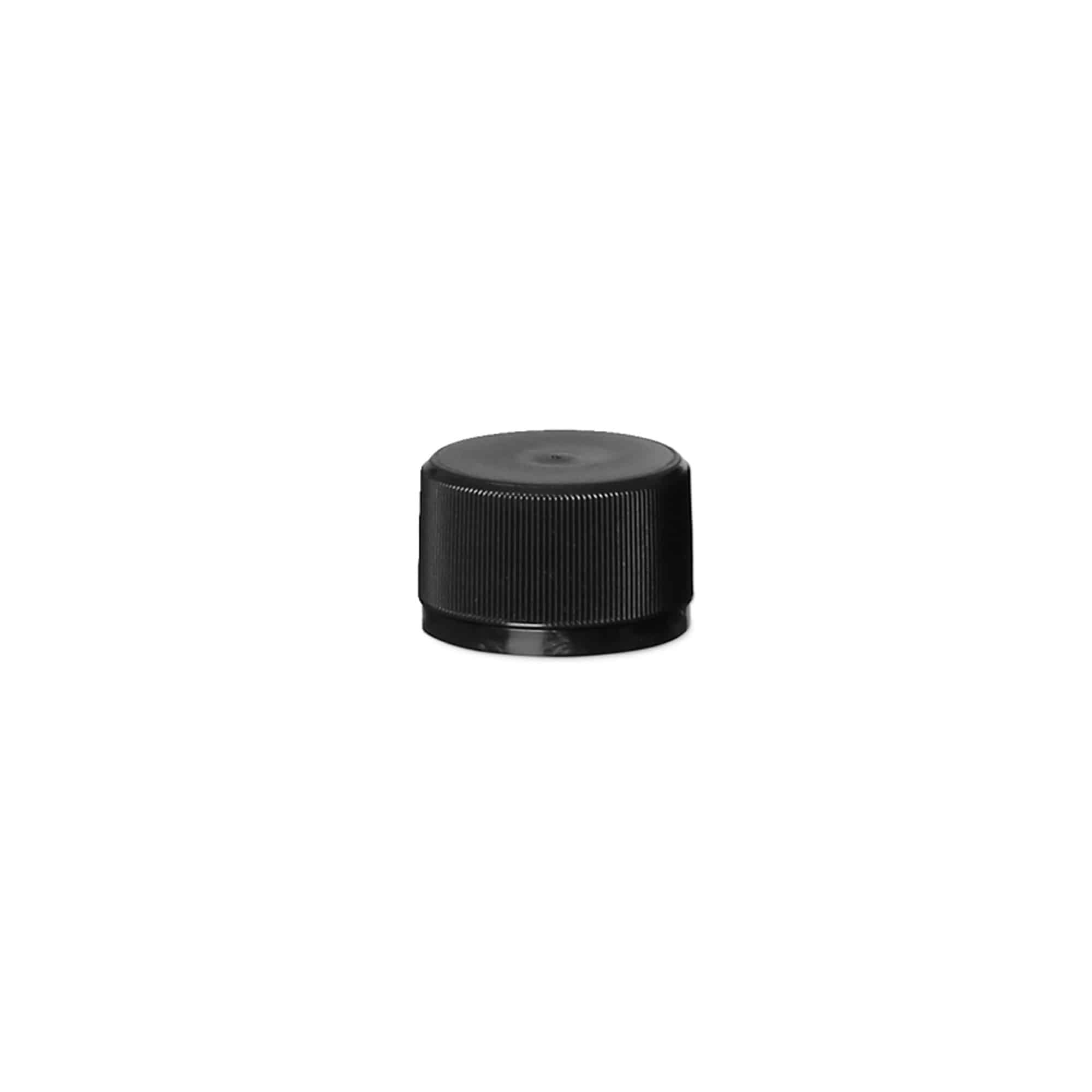 Schraubverschluss Variante A, PP-Kunststoff, schwarz, für Mündung: PP 28