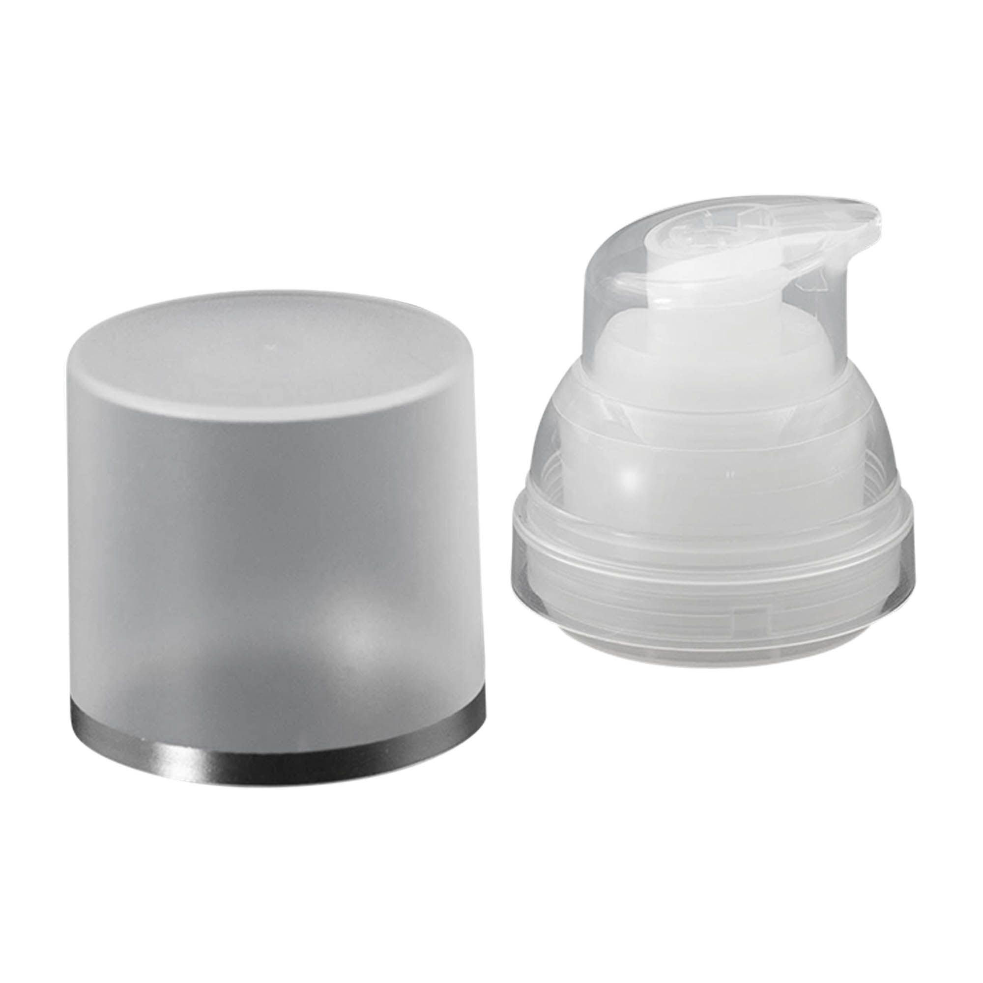 Airless Dispenser Pumpkopf 'Mezzo', PP-Kunststoff, natur Airless Dispenser Pumpkopf 'Mezzo', PP-Kunststoff, natur