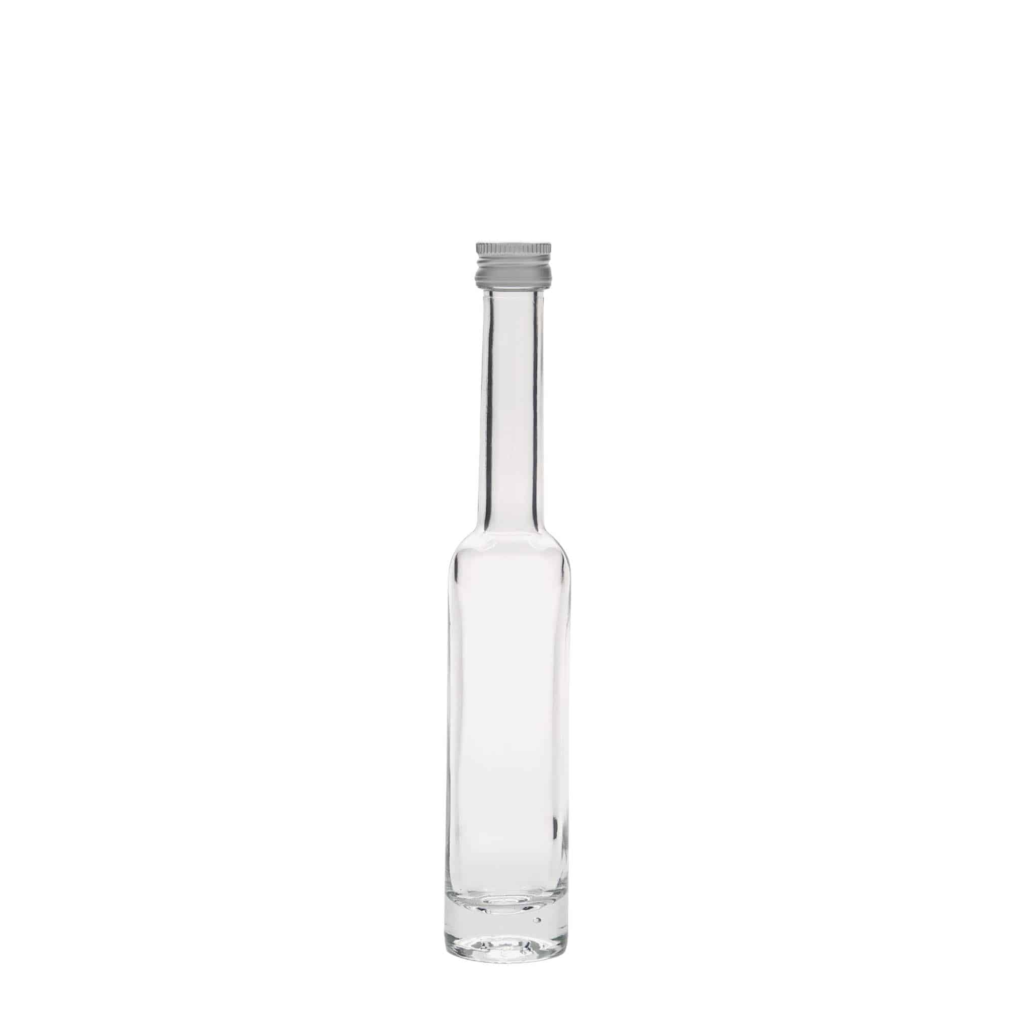 40 ml Glasflasche 'Platina', Mündung: PP 18