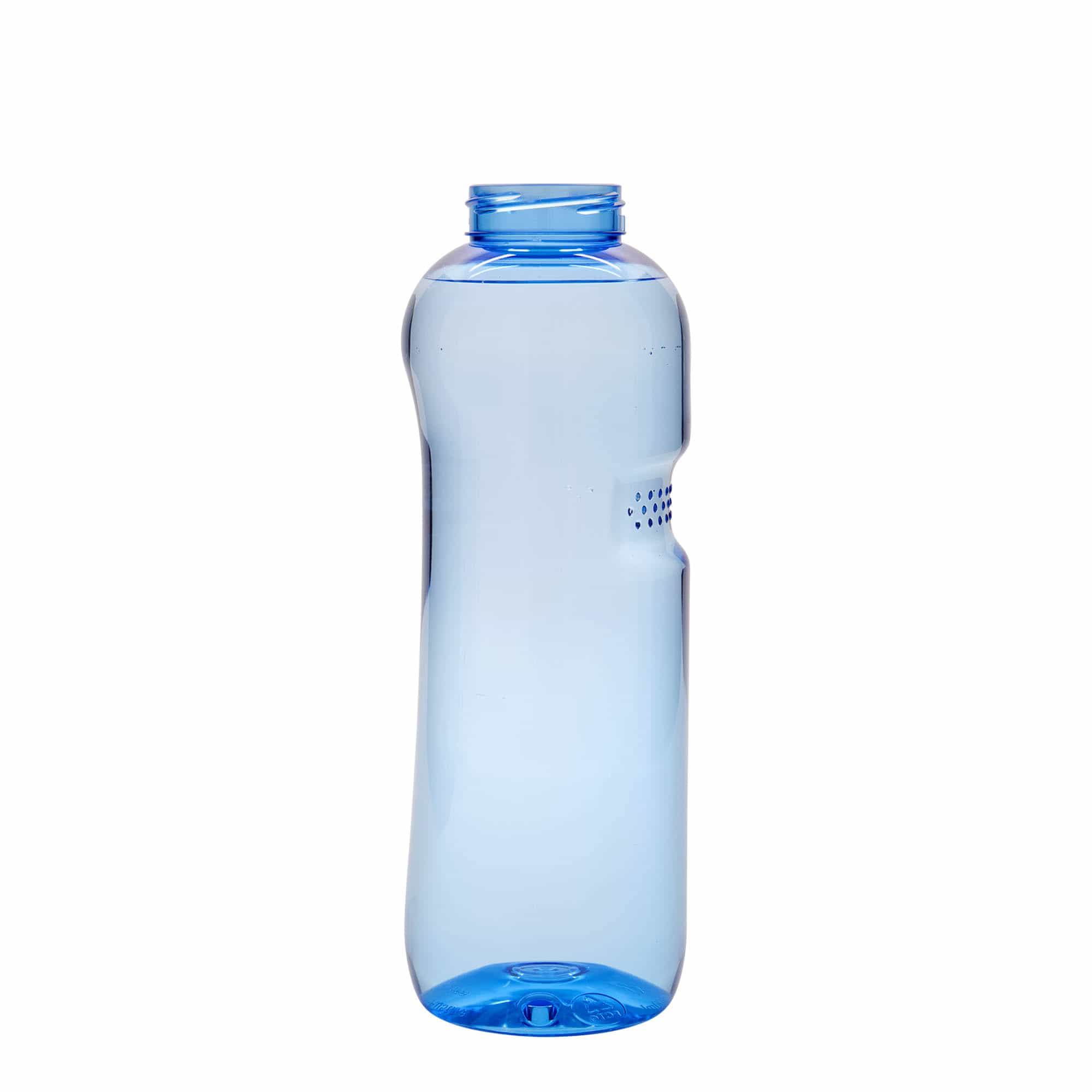 1.000 ml PET-Trinkflasche 'Kavodrink', Kunststoff, blau