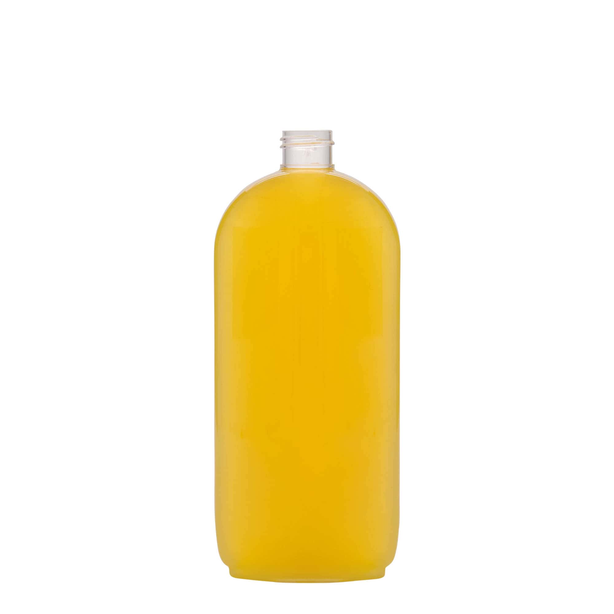 500 ml PET-Flasche 'Iris', oval, Kunststoff, Mündung: 24/410