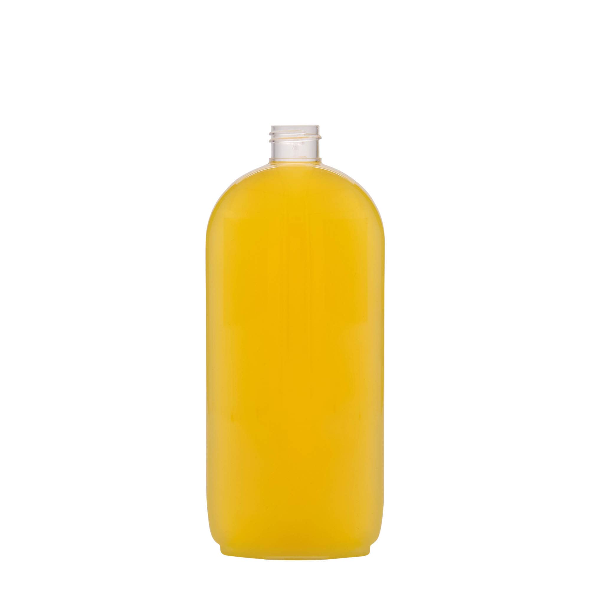500 ml PET-Flasche „Iris“, oval, Kunststoff, Mündung:  24/410