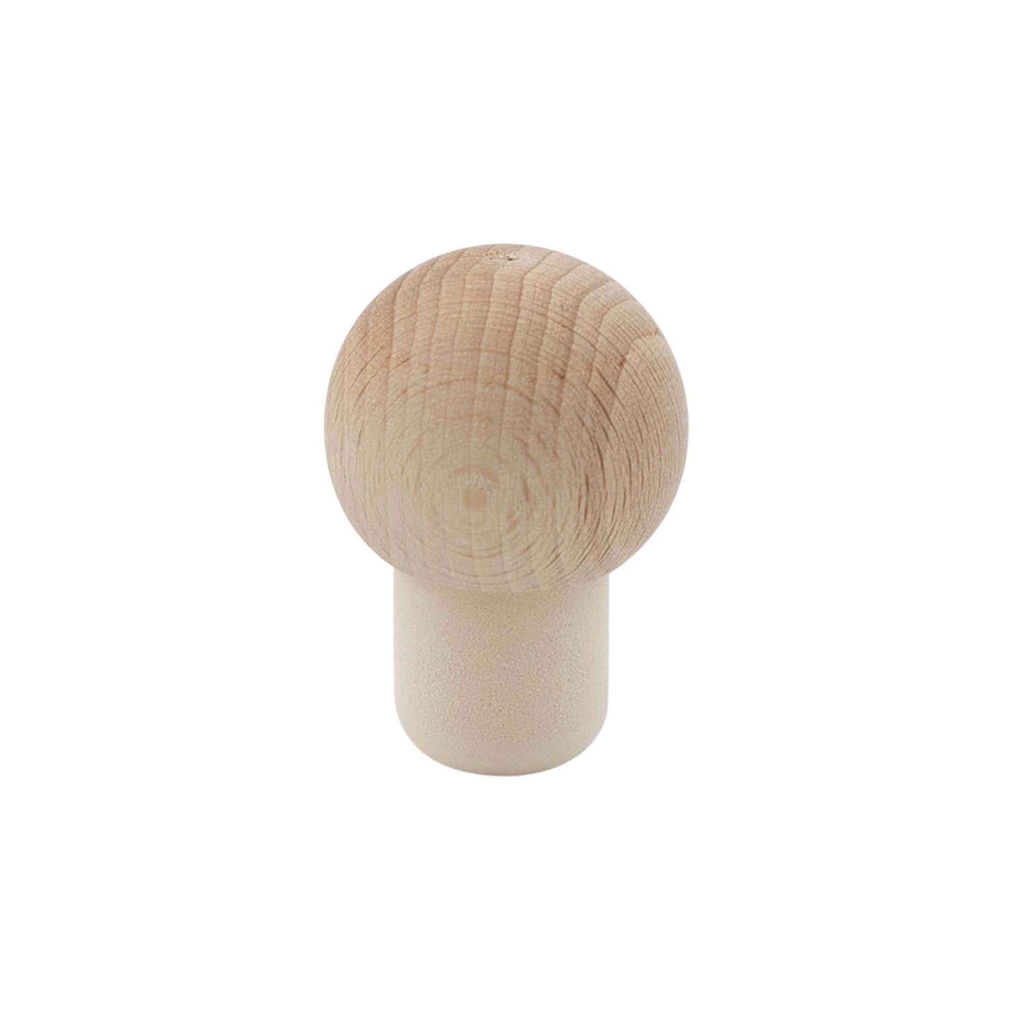 Griffkorken 19 mm „Kugel“, Holz/Kunststoff, für Mündung: Kork
