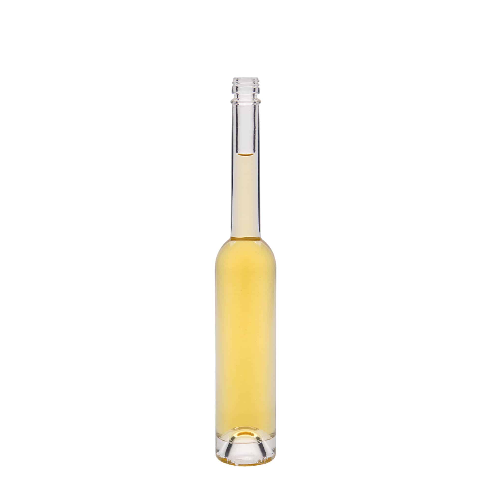 100 ml Glasflasche „Platina“, Mündung: PP 18
