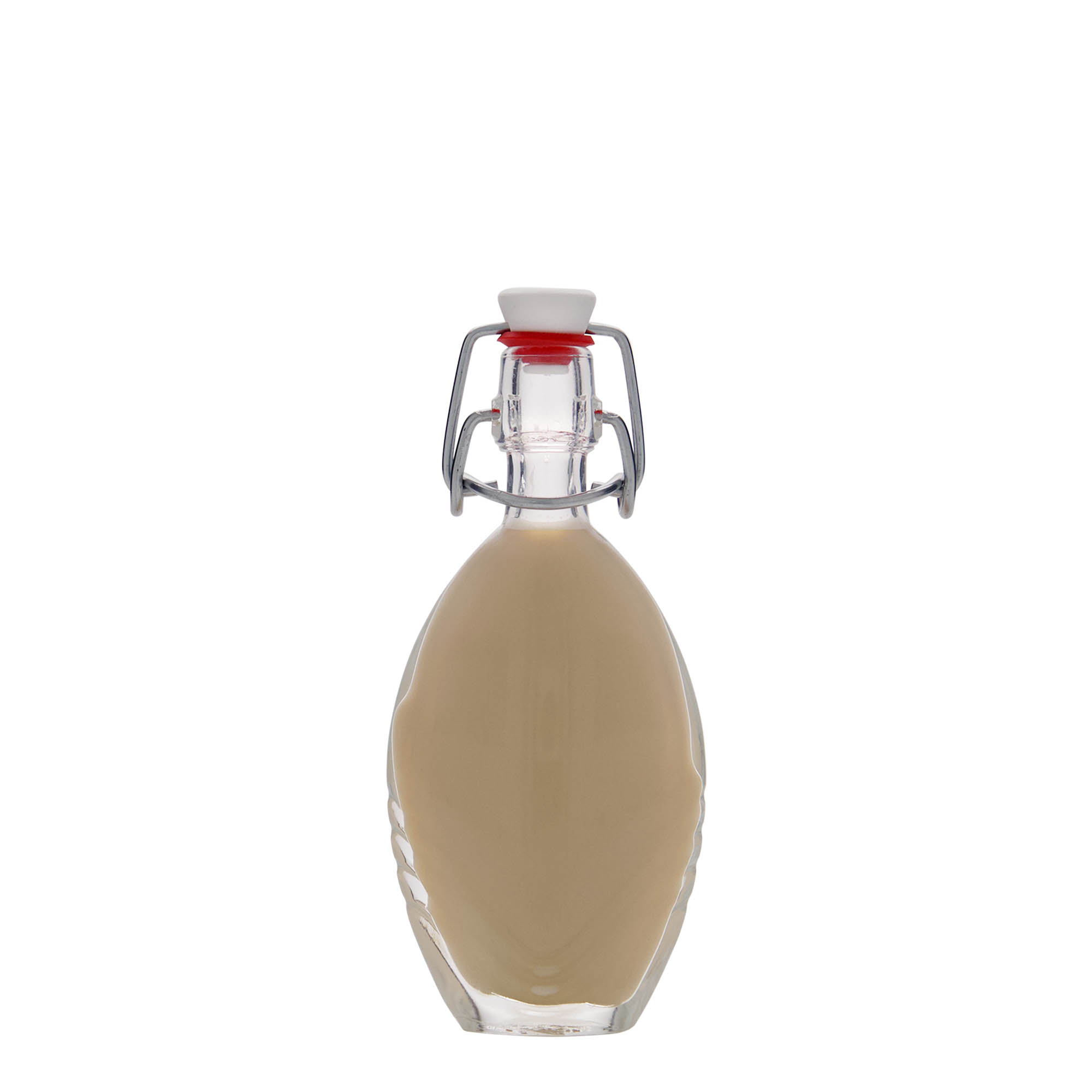 40 ml Glasflasche 'Florence', oval, Mündung: Bügelverschluss
