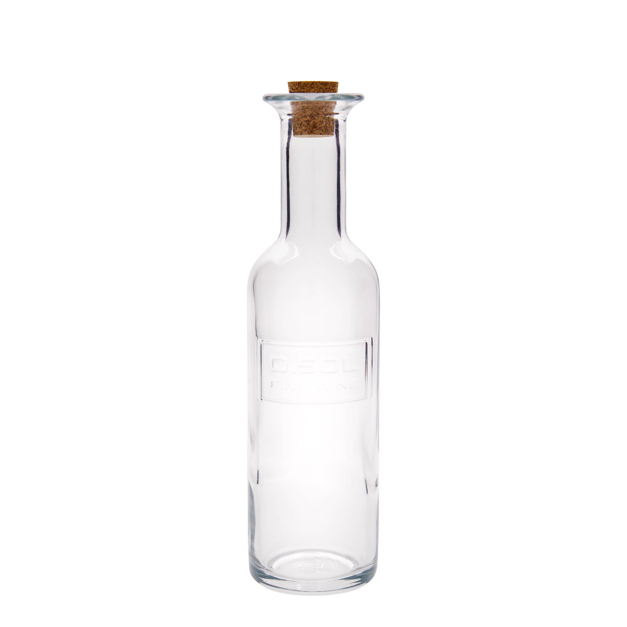 500 ml Glasflasche 'Optima Fine Wine', Mündung: Kork