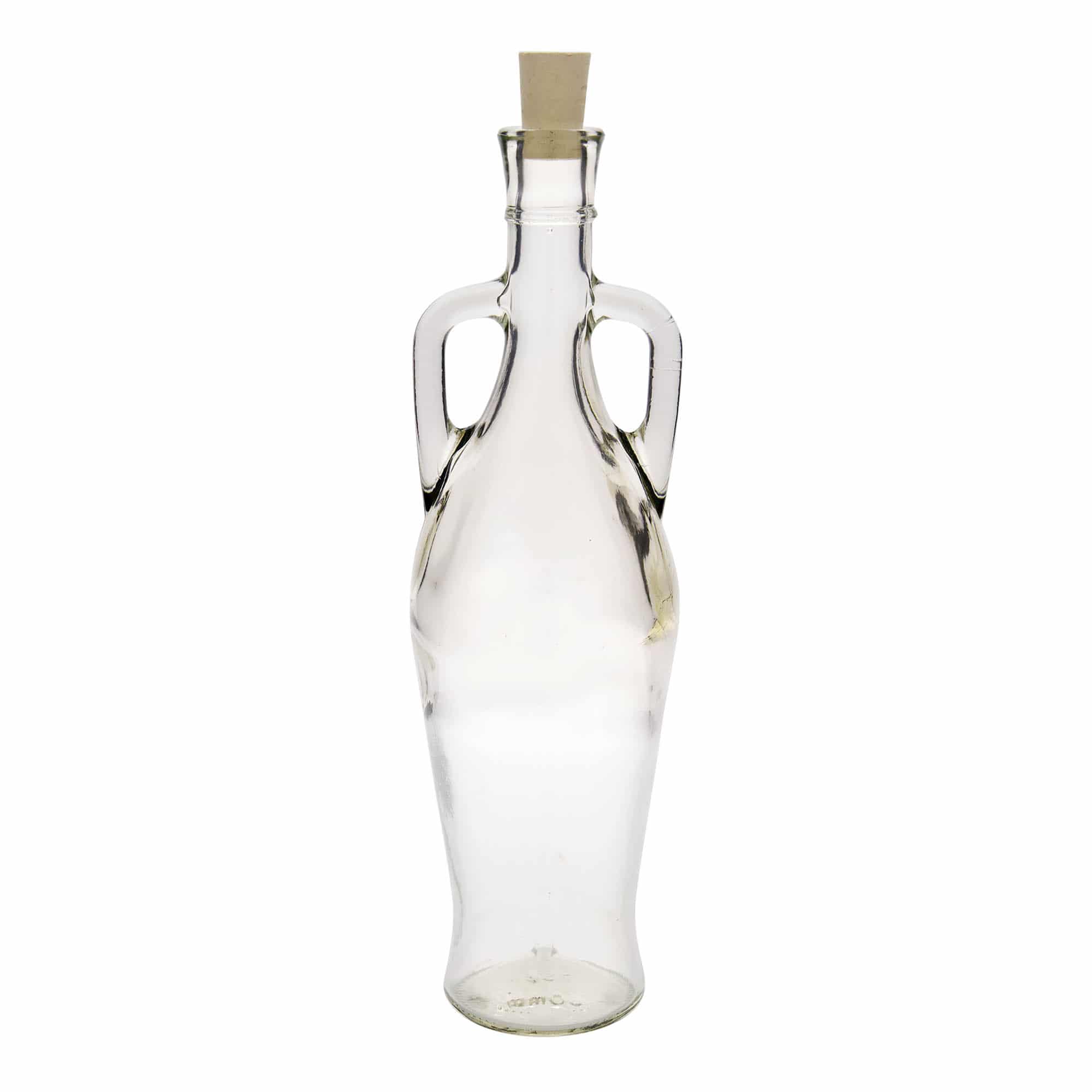 750 ml Glasflasche „Amphore“, Mündung: Kork