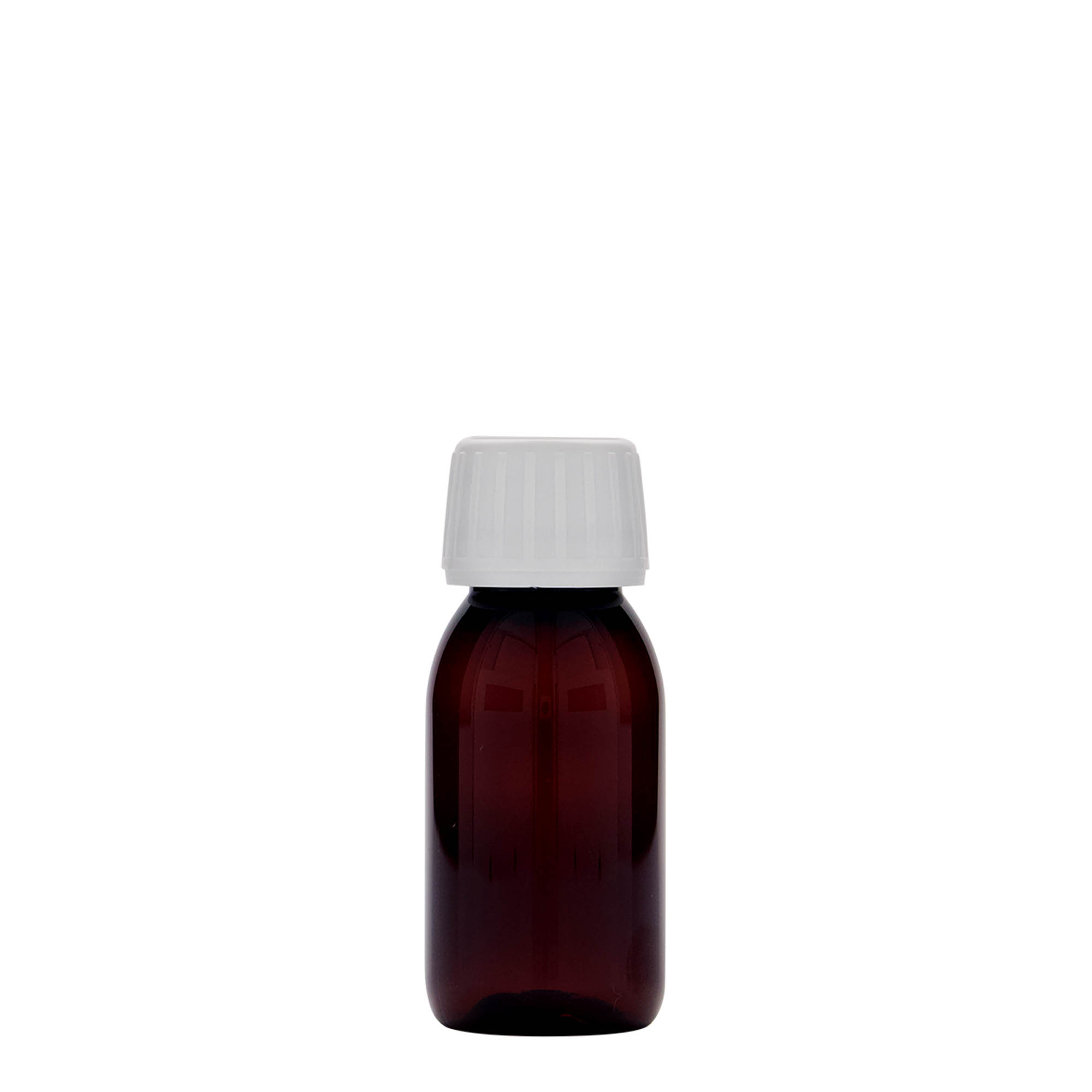 60 ml PET-Medizinflasche, braun, Kunststoff, Mündung: PP 28 60 ml PET-Medizinflasche, braun, Kunststoff, Mündung: PP 28