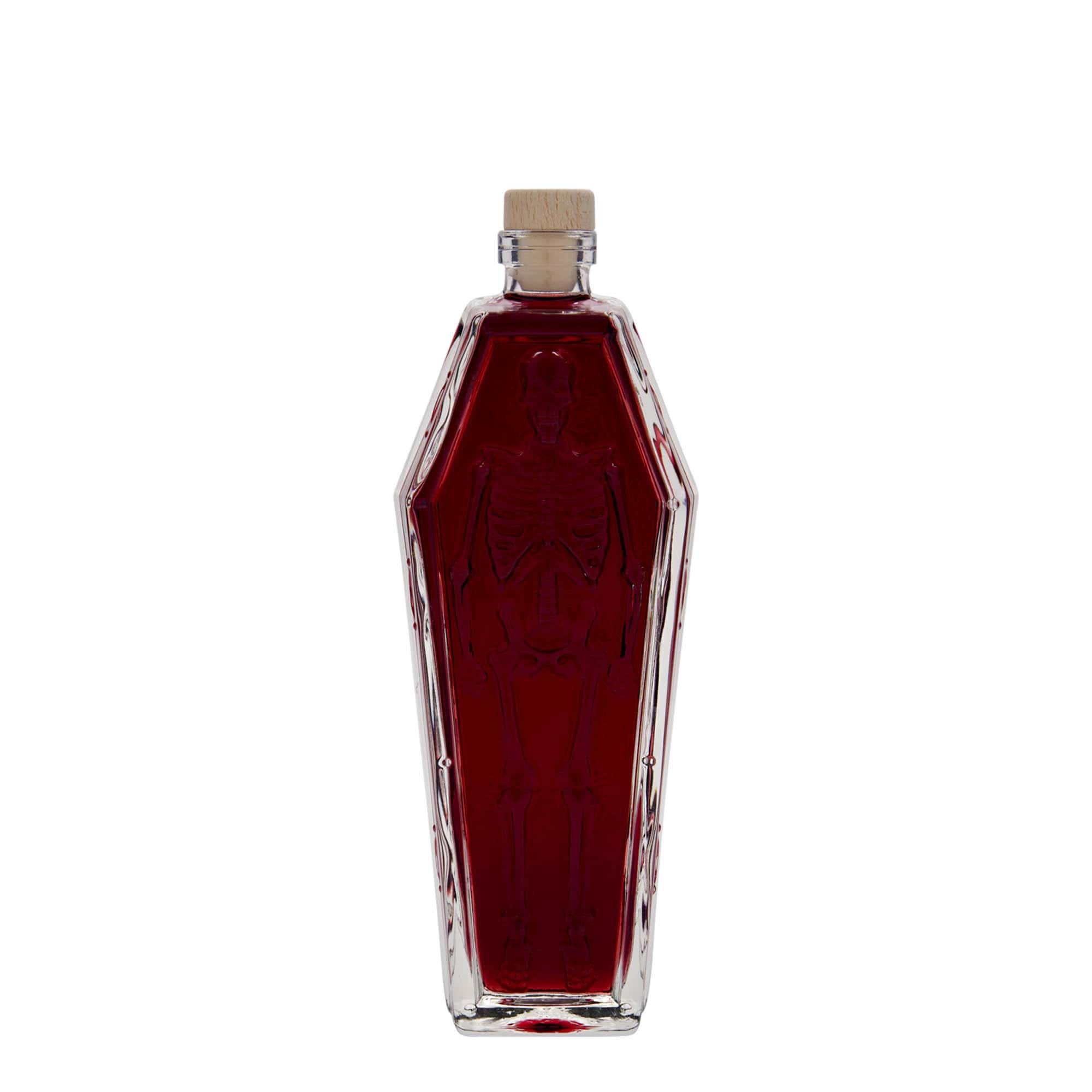 200 ml Glasflasche „Sarg“, Mündung: Kork