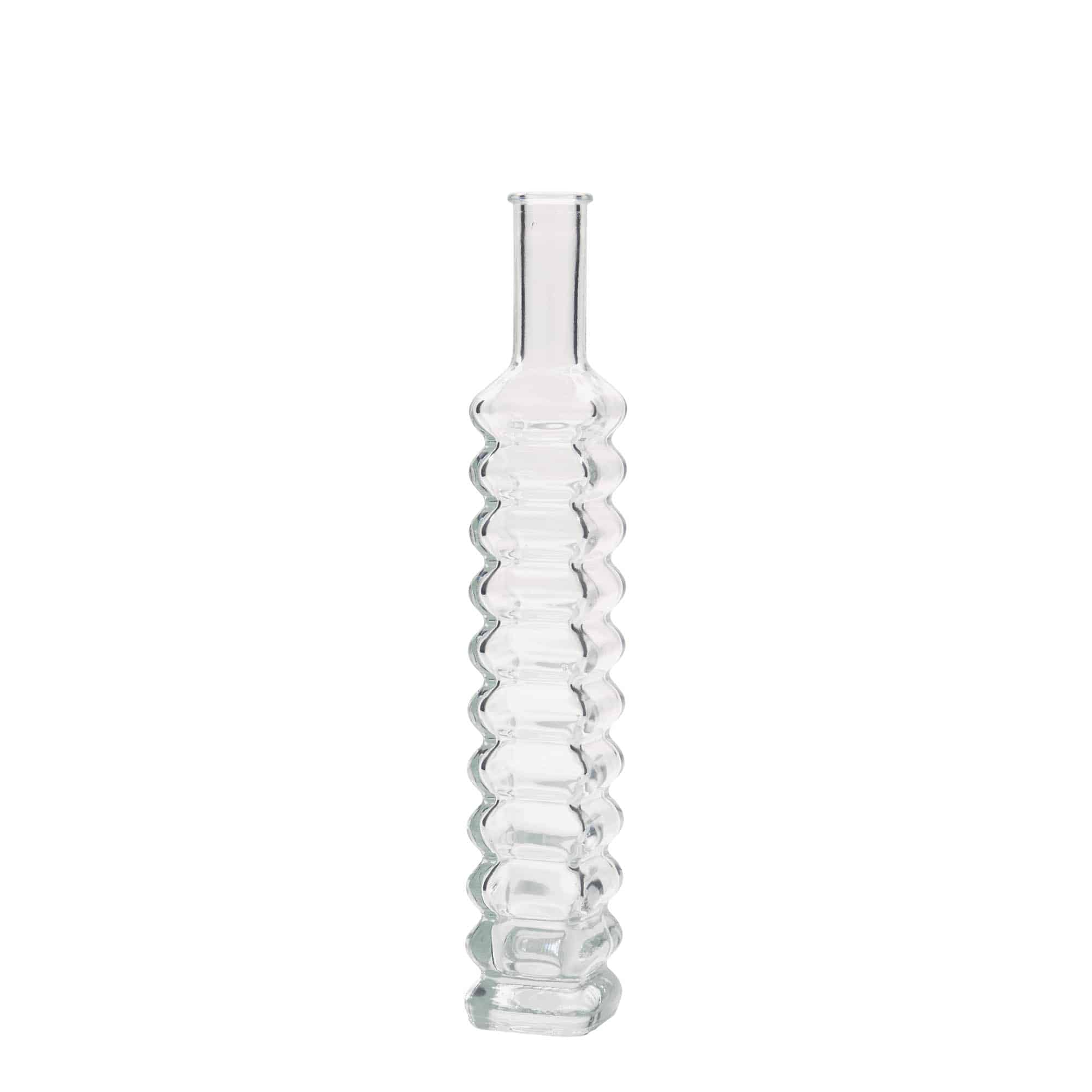 100 ml Glasflasche „Roma“, quadratisch, Mündung: Kork