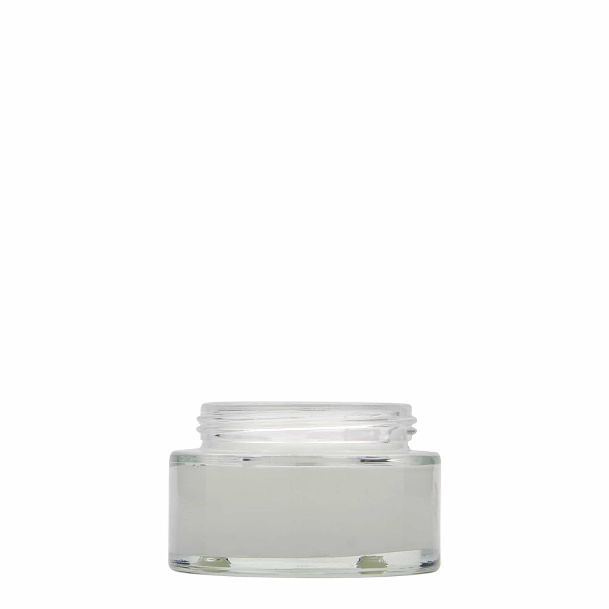 50 ml Tiegel „Clear Edition“, Glas, Mündung: Schraubverschluss