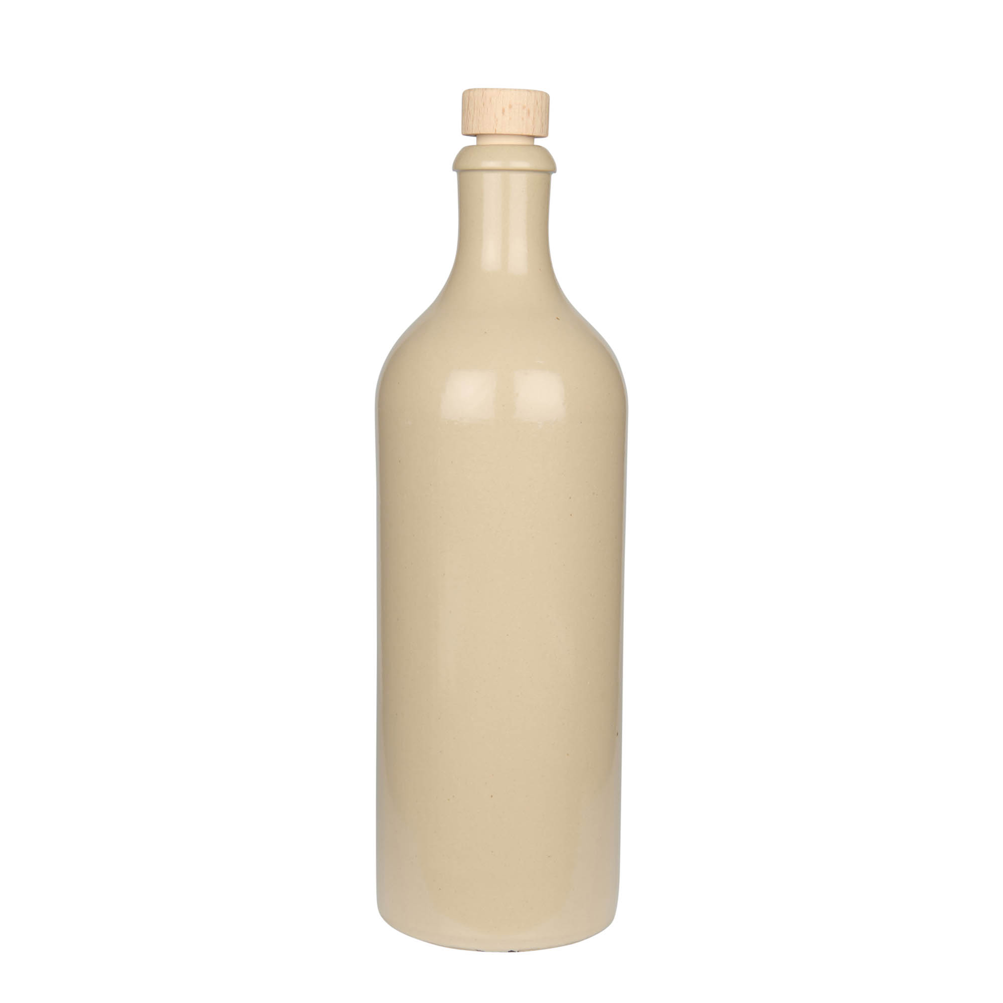 750 ml Tonkrug, Steinzeug, beige, Mündung: Kork 750 ml Tonkrug, Steinzeug, beige, Mündung: Kork