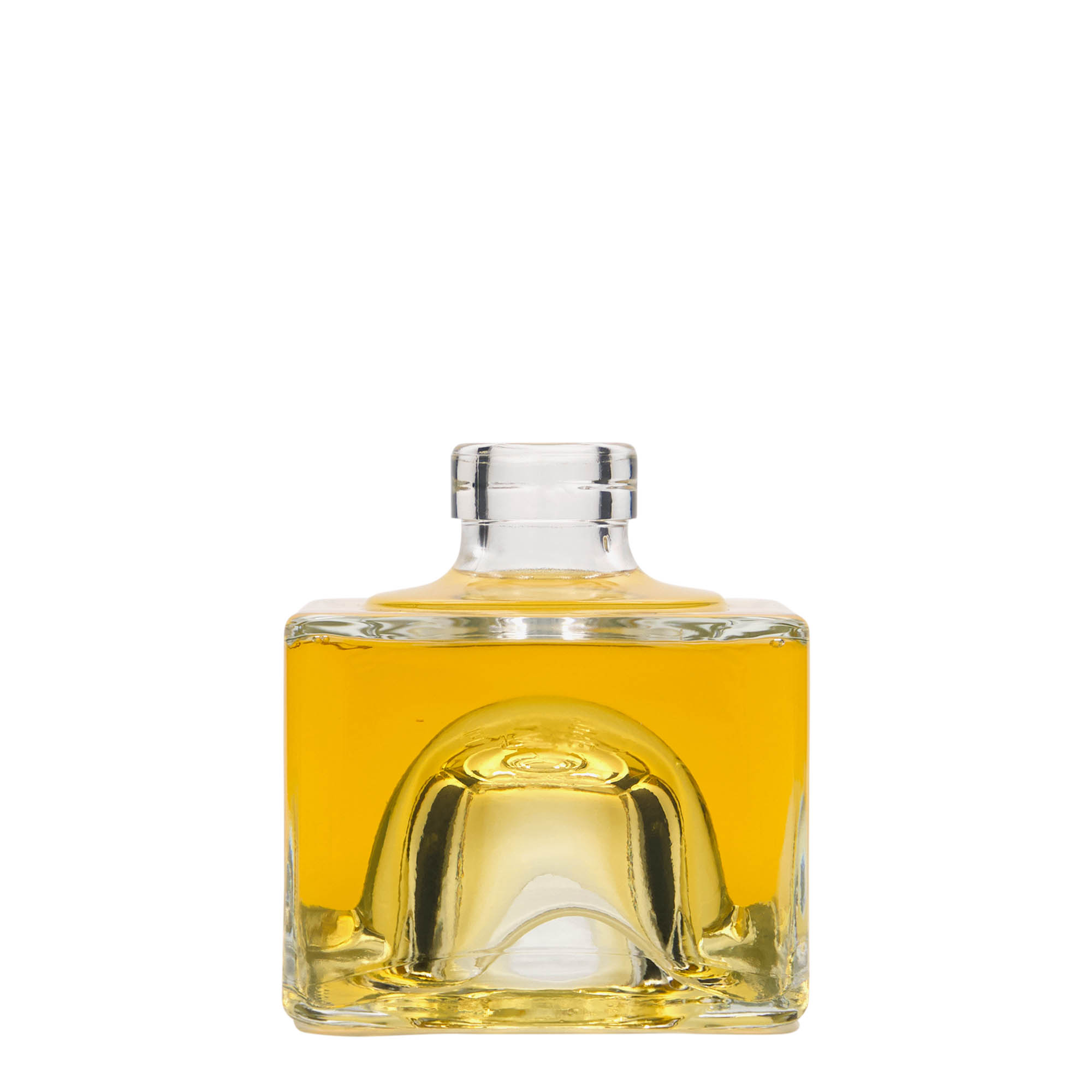 200 ml Glasflasche „Cocolores“, quadratisch, Mündung: Kork
