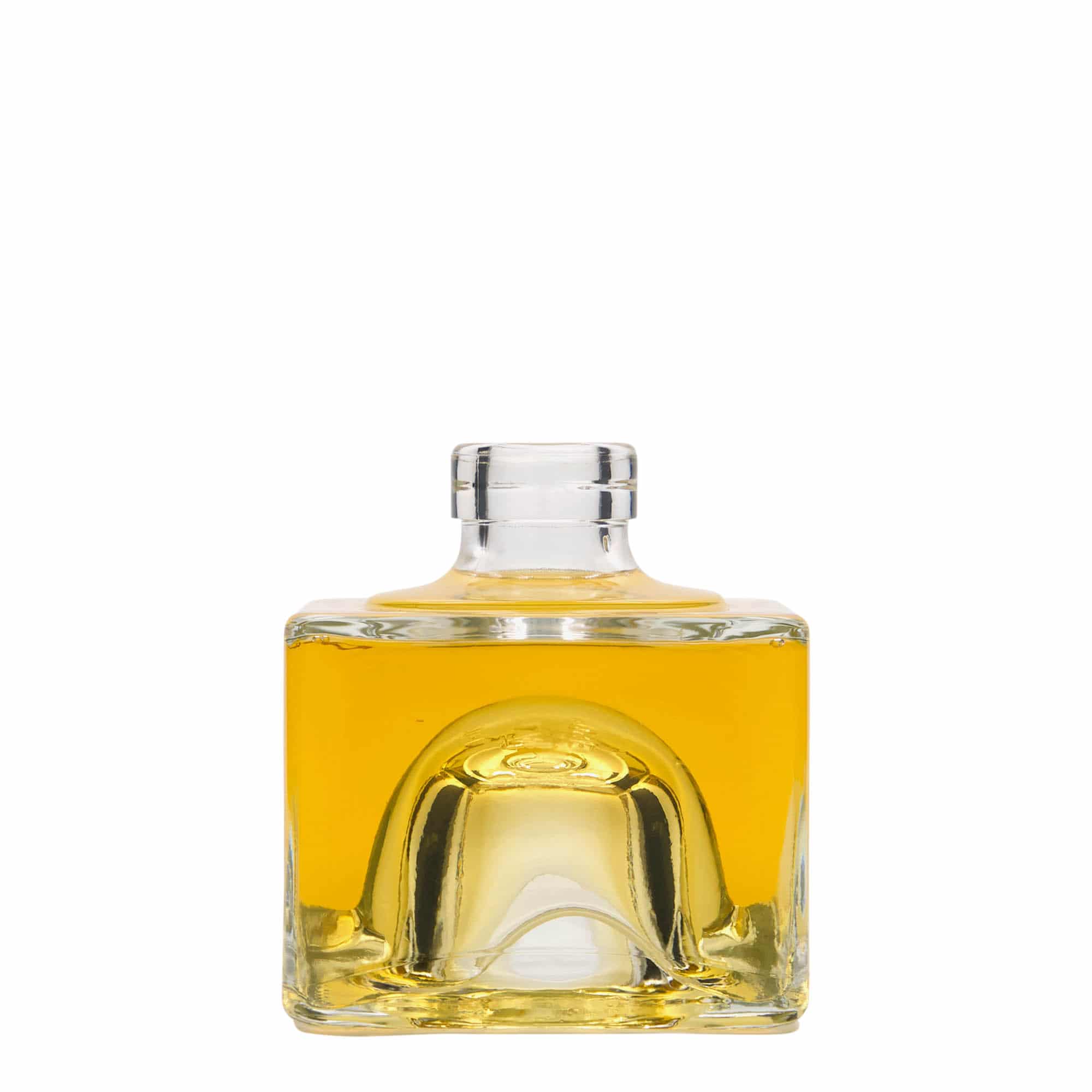 200 ml Glasflasche „Cocolores“, quadratisch, Mündung: Kork