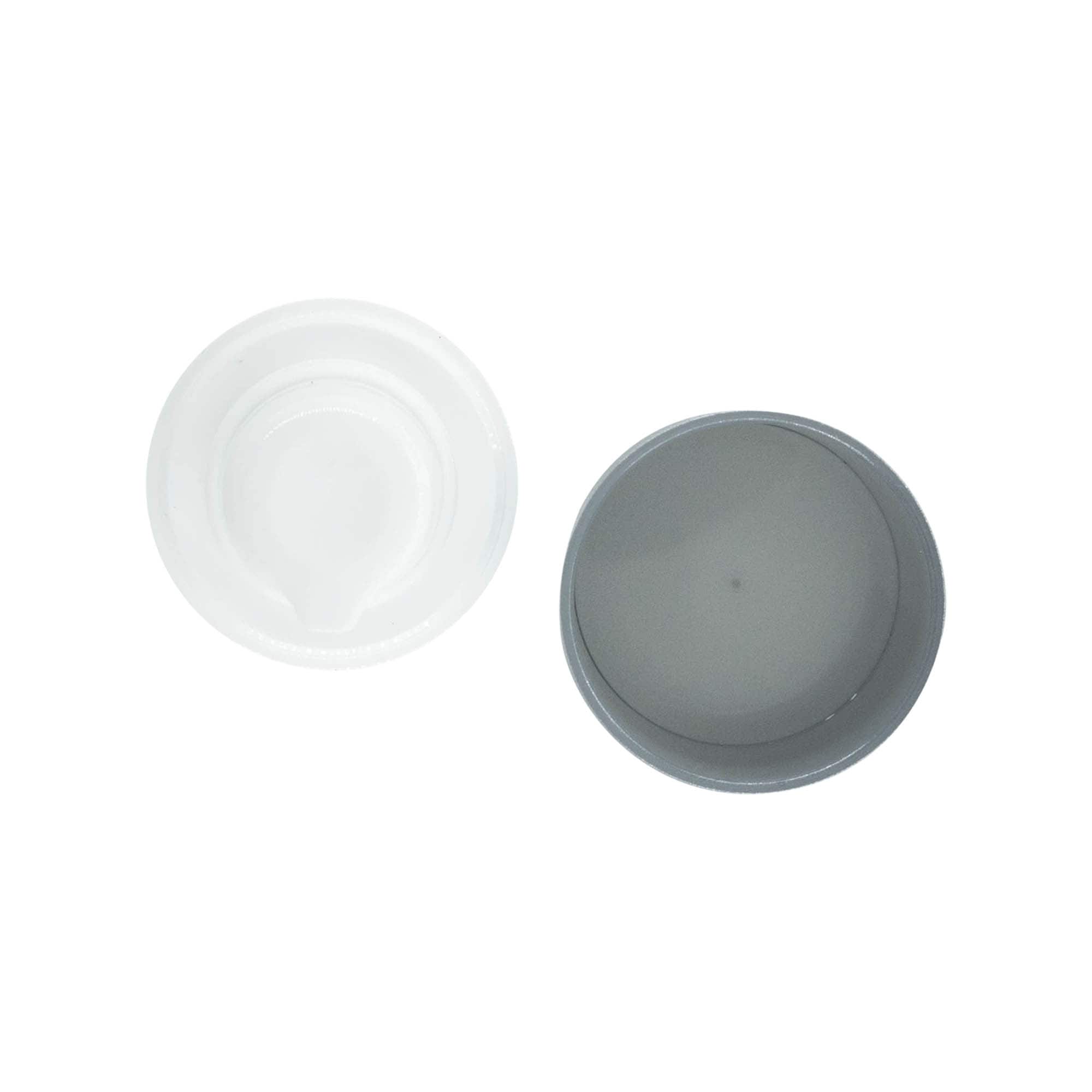 Airless Dispenser Pumpkopf „Micro“, PP-Kunststoff, silber