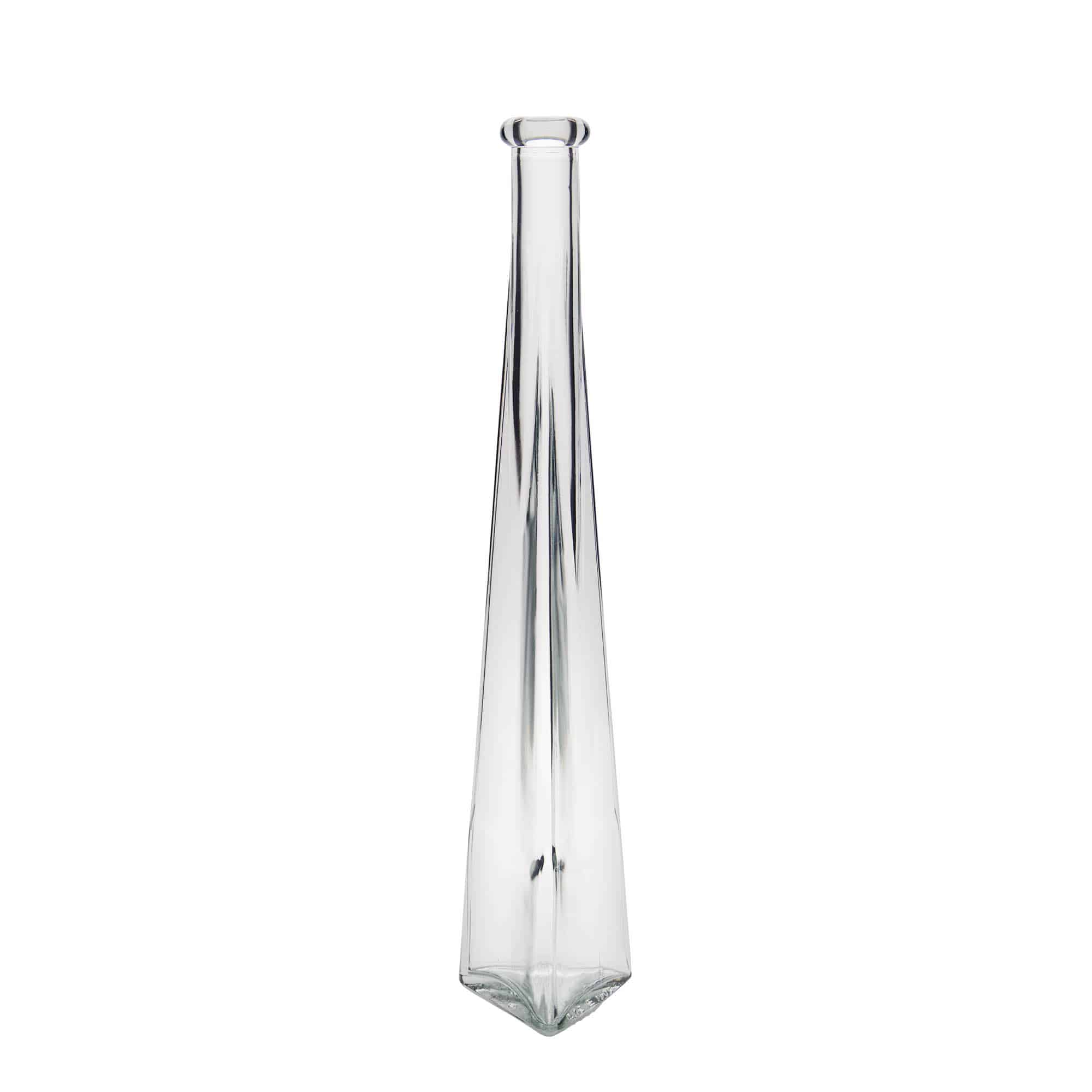 200 ml Glasflasche „Dama Triangolore“, dreieckig, Mündung: Kork