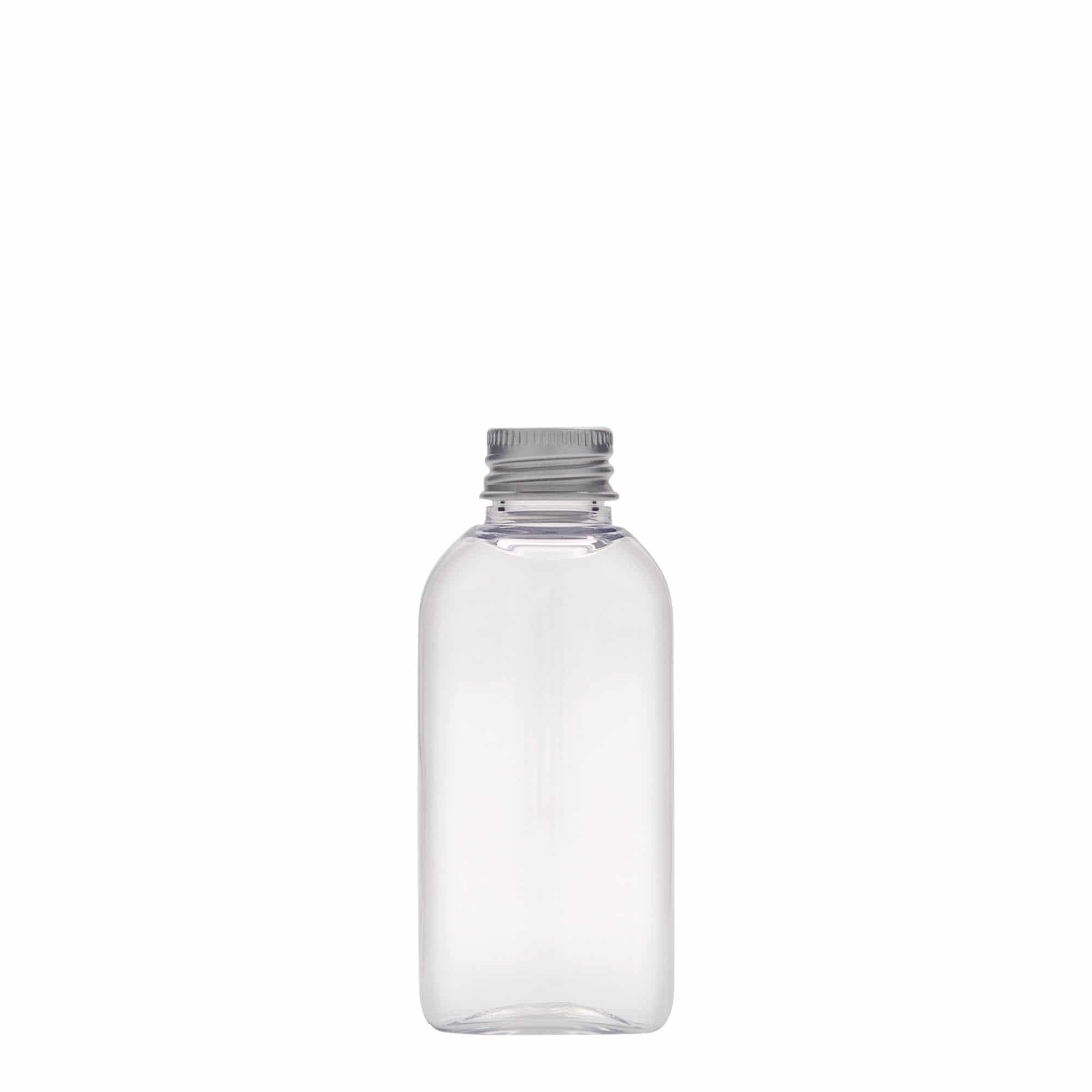 50 ml PET-Flasche „Iris“, oval, Kunststoff, Mündung: 20/410