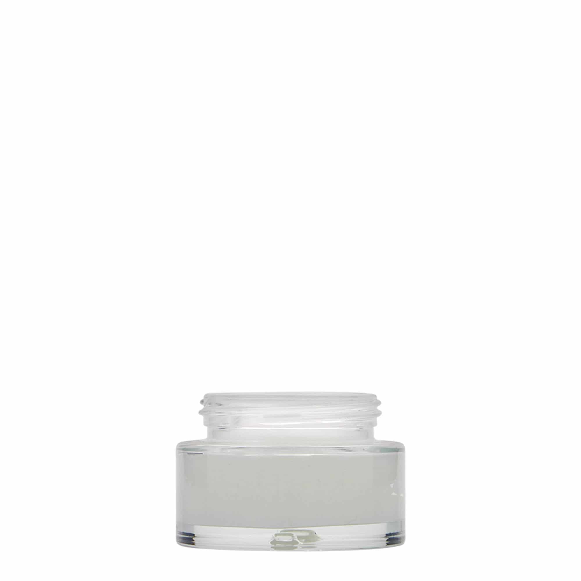 30 ml Tiegel 'Clear Edition', Glas, Mündung: Schraubverschluss