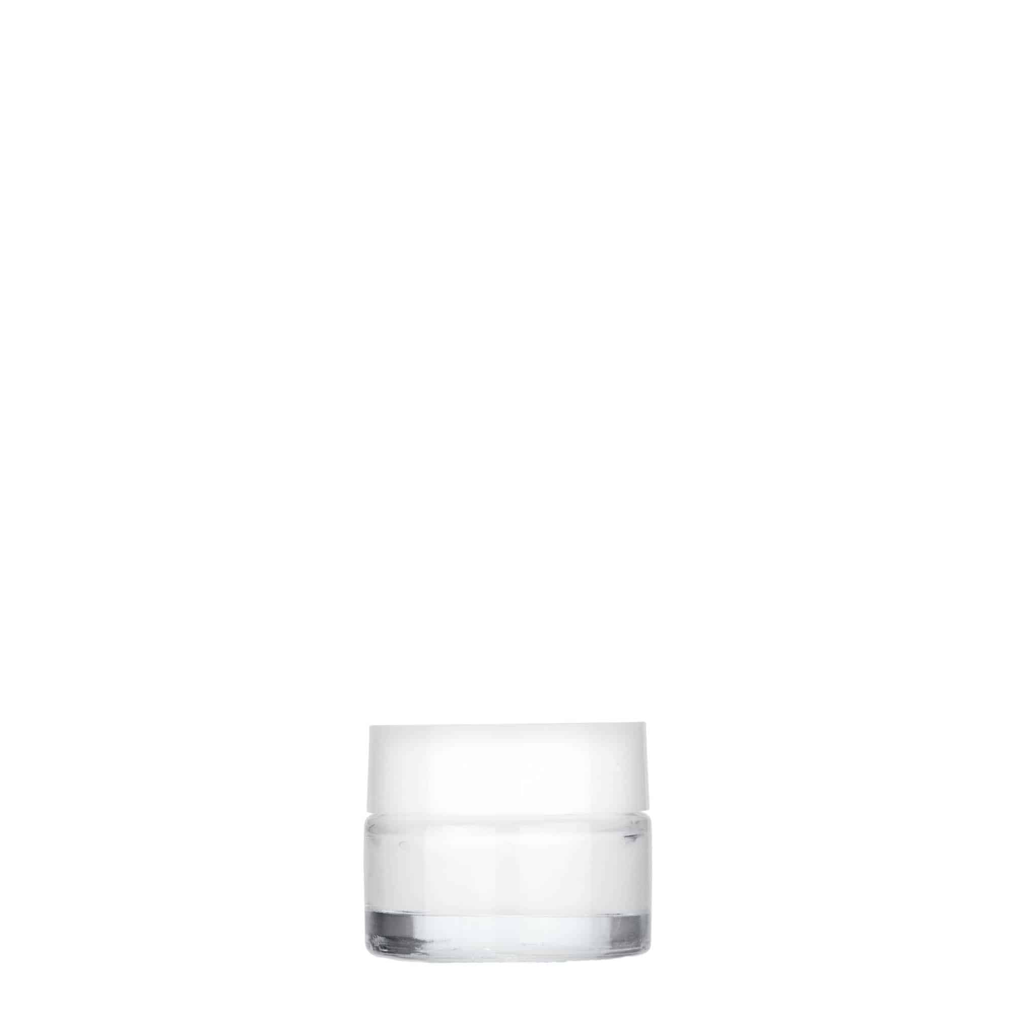 5 ml Tiegel „Beauty“, Glas, Mündung: Schraubverschluss