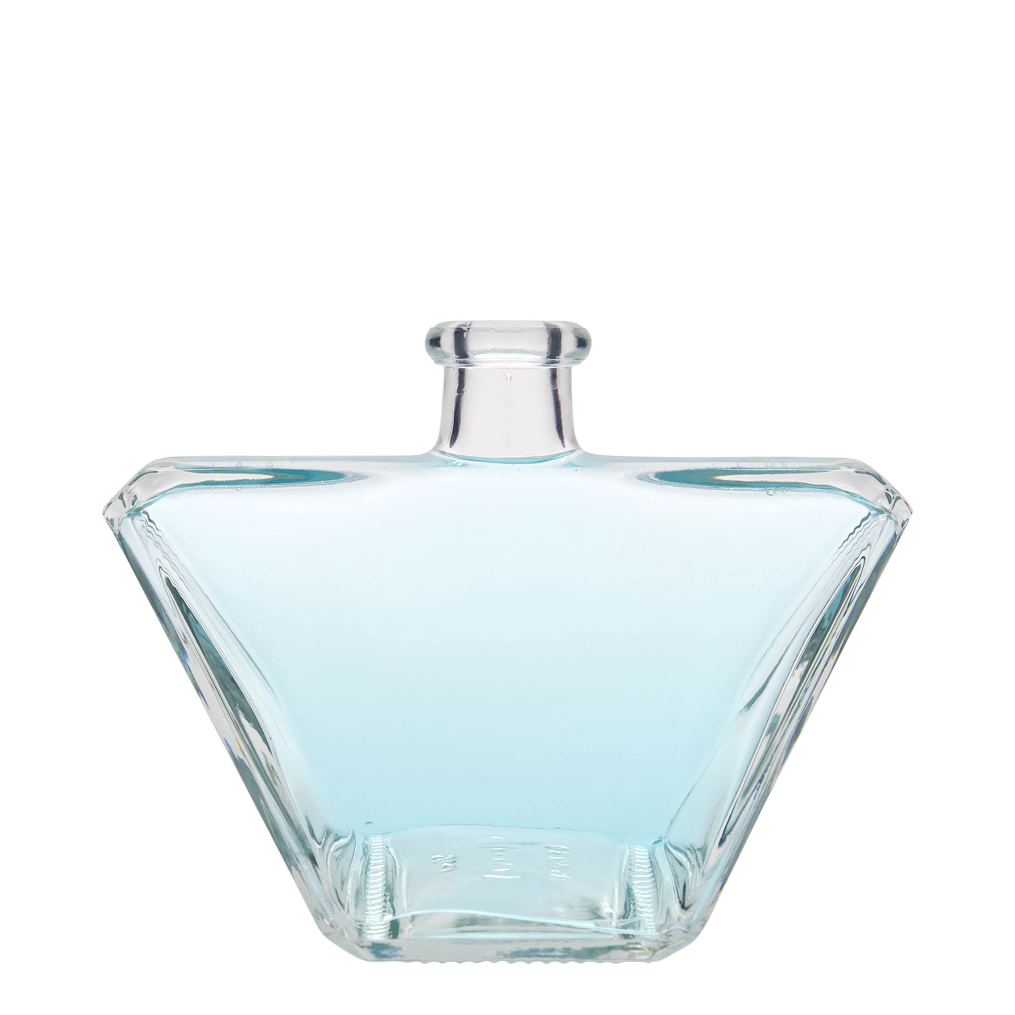 500 ml Glasflasche 'Charly', rechteckig, Mündung: Kork