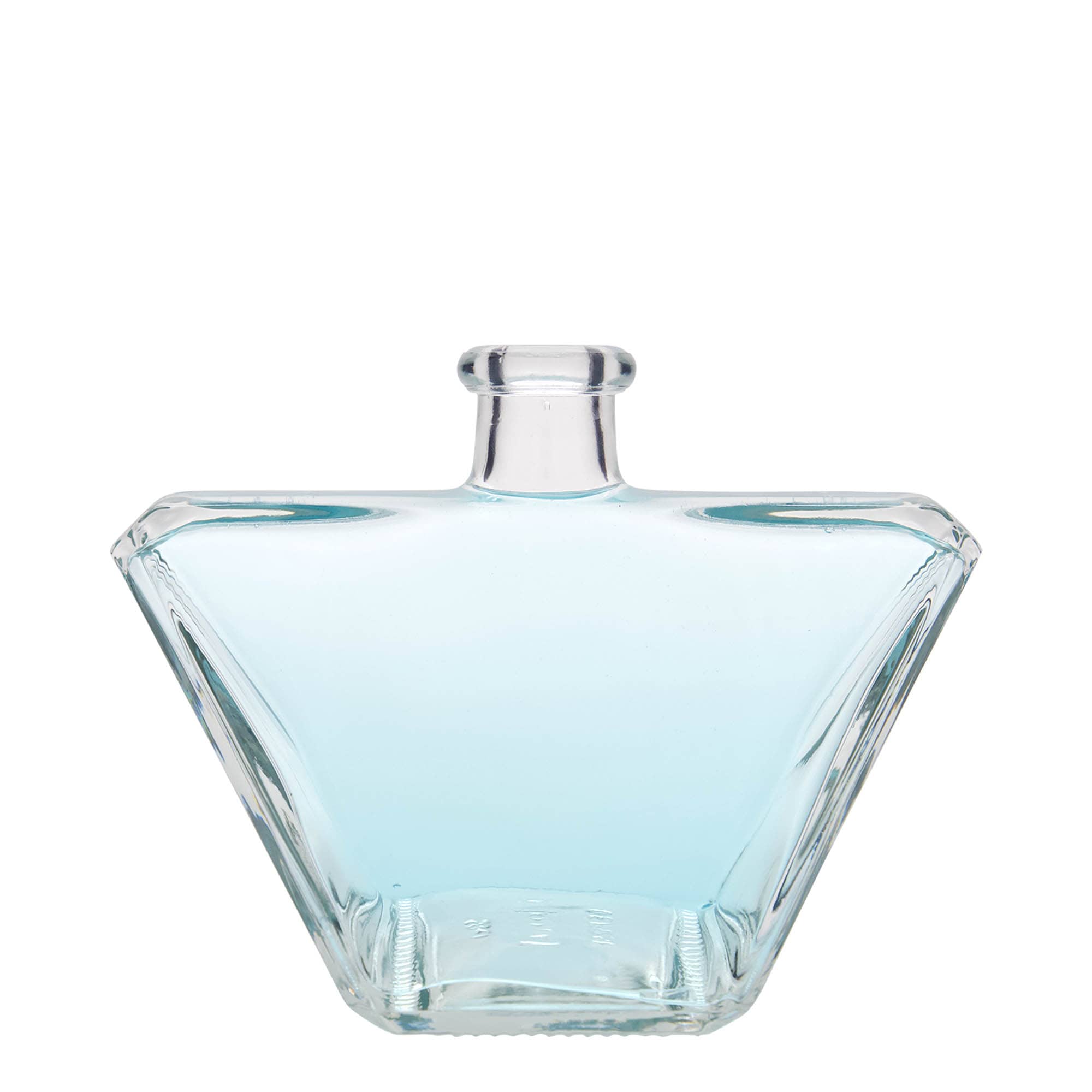 500 ml Glasflasche 'Charly', rechteckig, Mündung: Kork