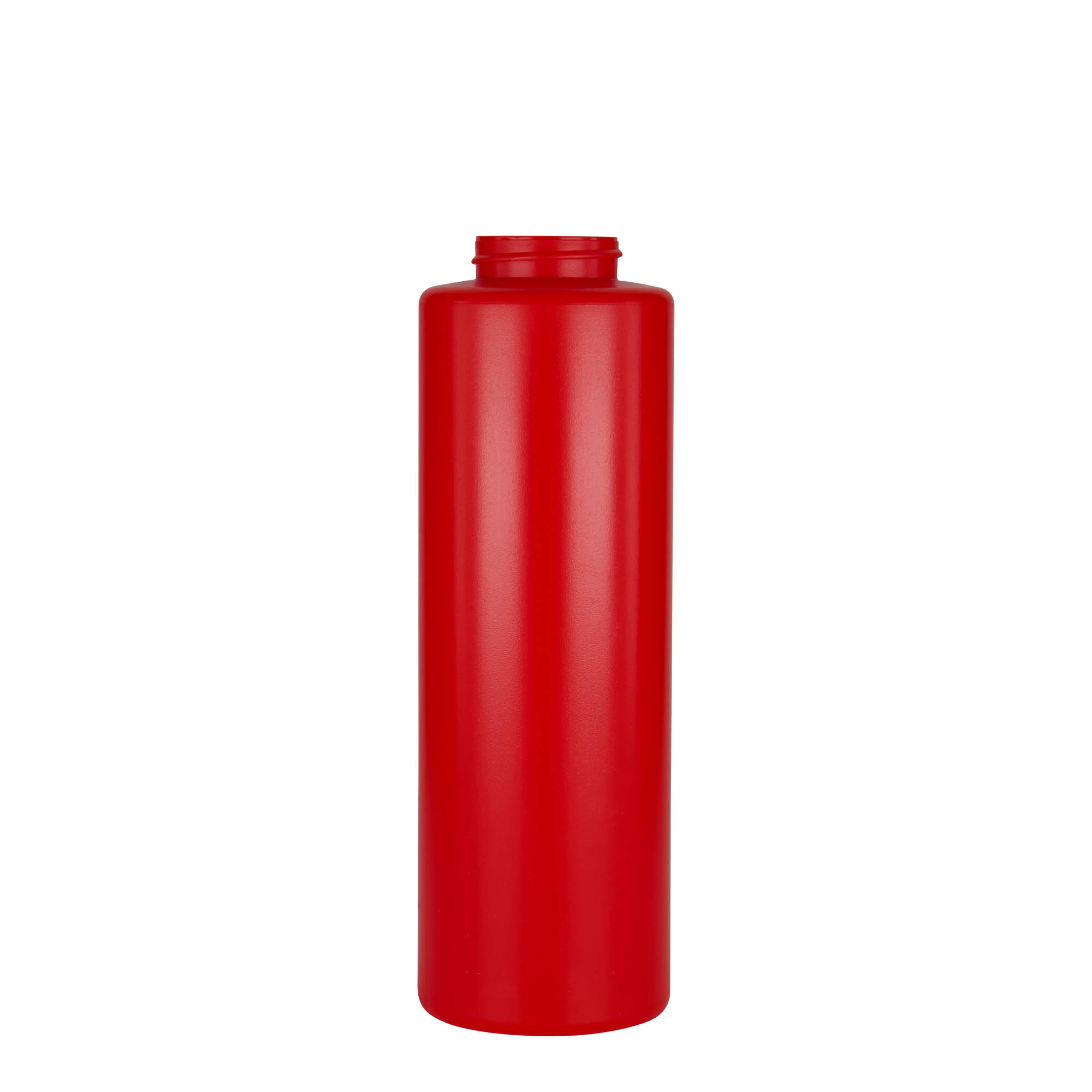 500 ml Soßenflasche, LDPE-Kunststoff, rot, Mündung: 38/400 500 ml Soßenflasche, LDPE-Kunststoff, rot, Mündung: 38/400