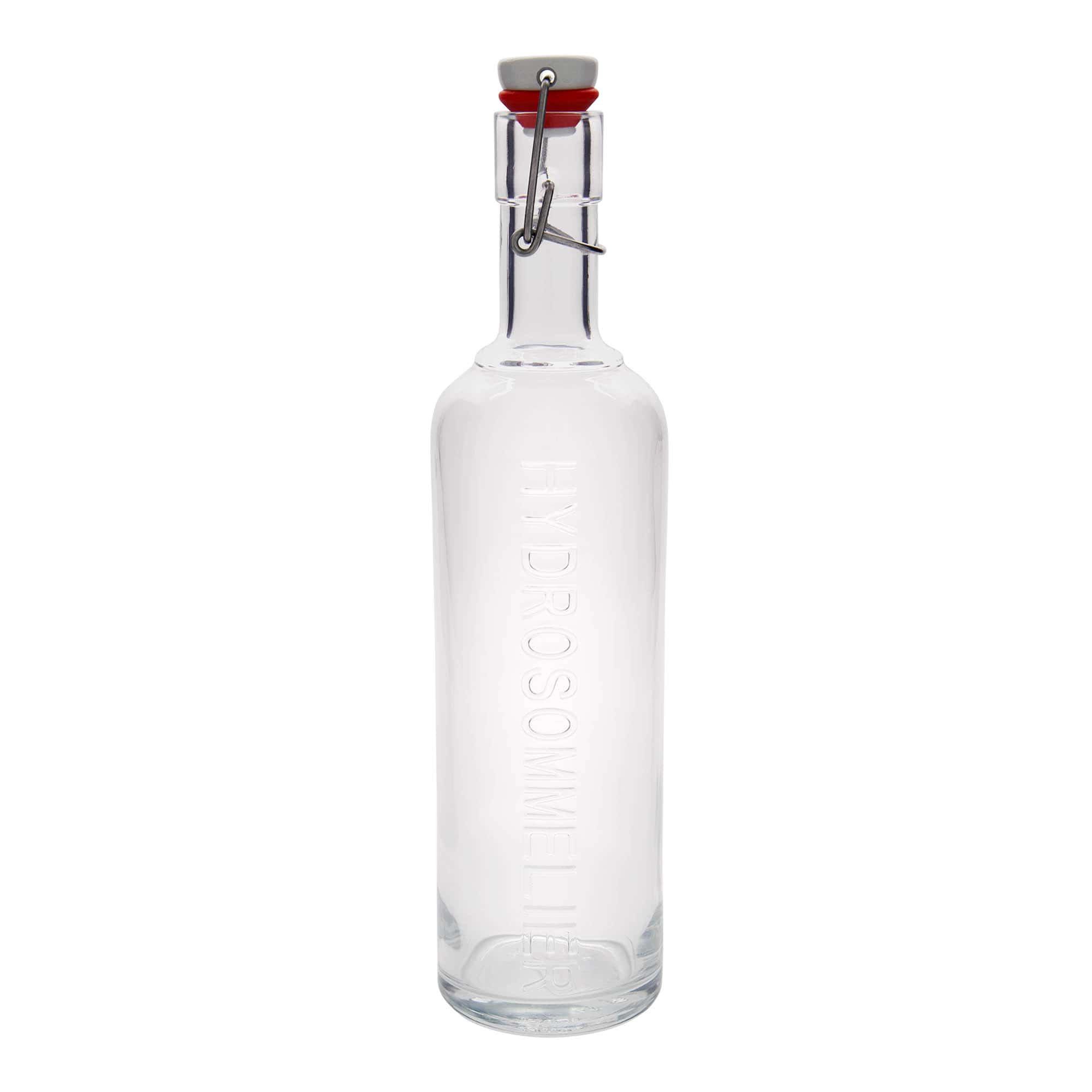 1.000 ml Glasflasche „Optima Hydrosommelier“, Mündung: Bügelverschluss
