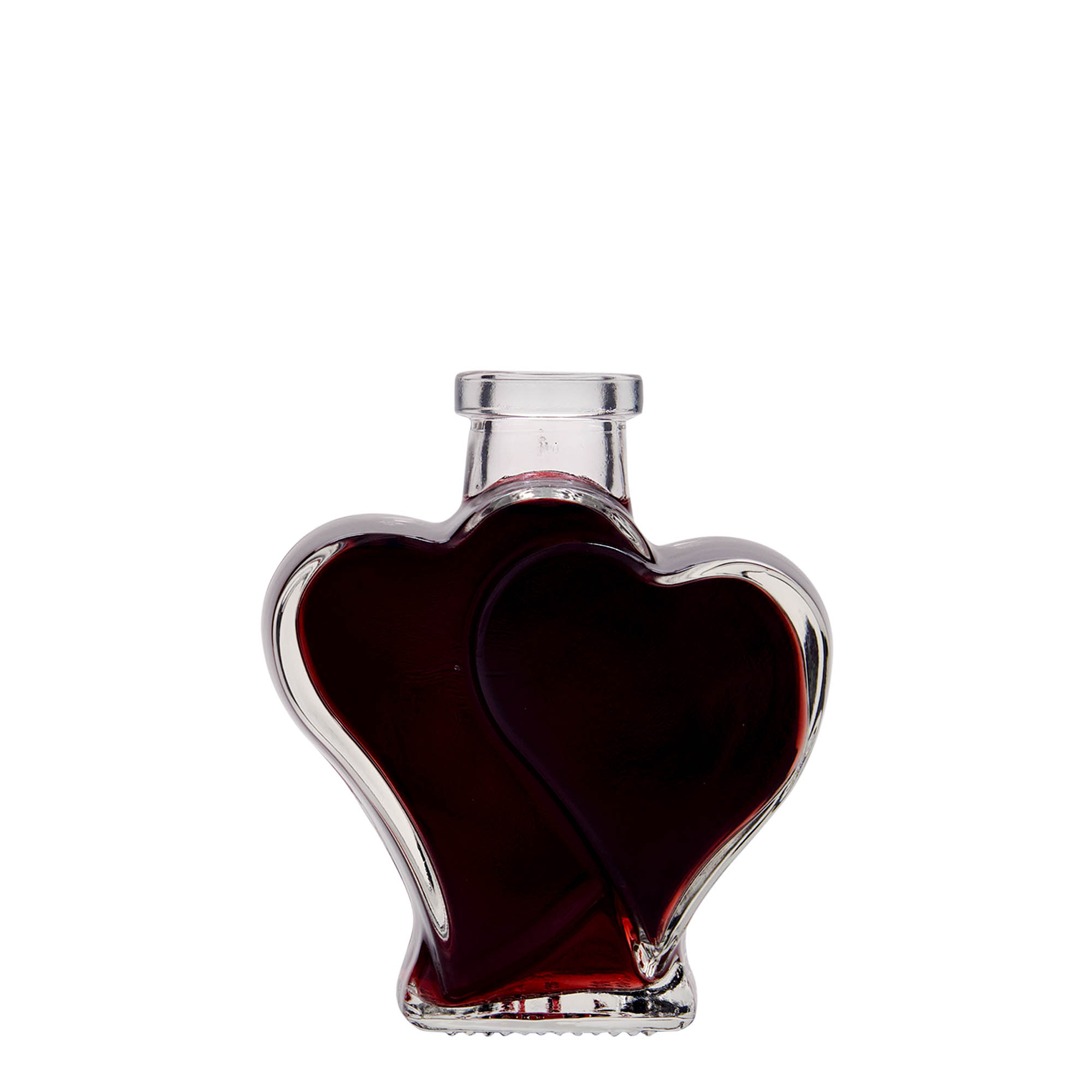 200 ml Glasflasche 'Doppelherz', Mündung: Kork 200 ml Glasflasche 'Doppelherz', Mündung: Kork