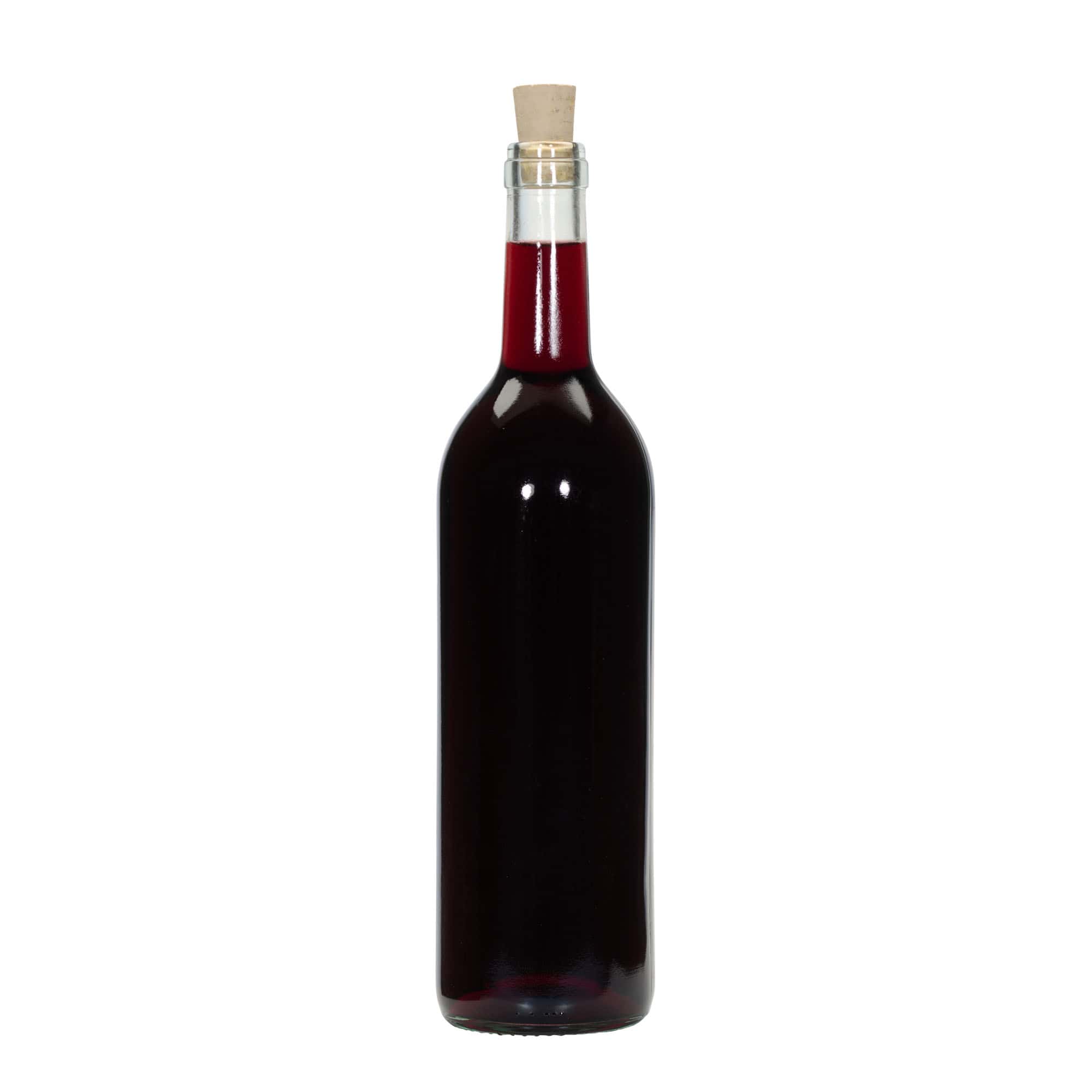 750 ml Glasflasche 'Bordeaux Tradition', Mündung: Kork 750 ml Glasflasche 'Bordeaux Tradition', Mündung: Kork
