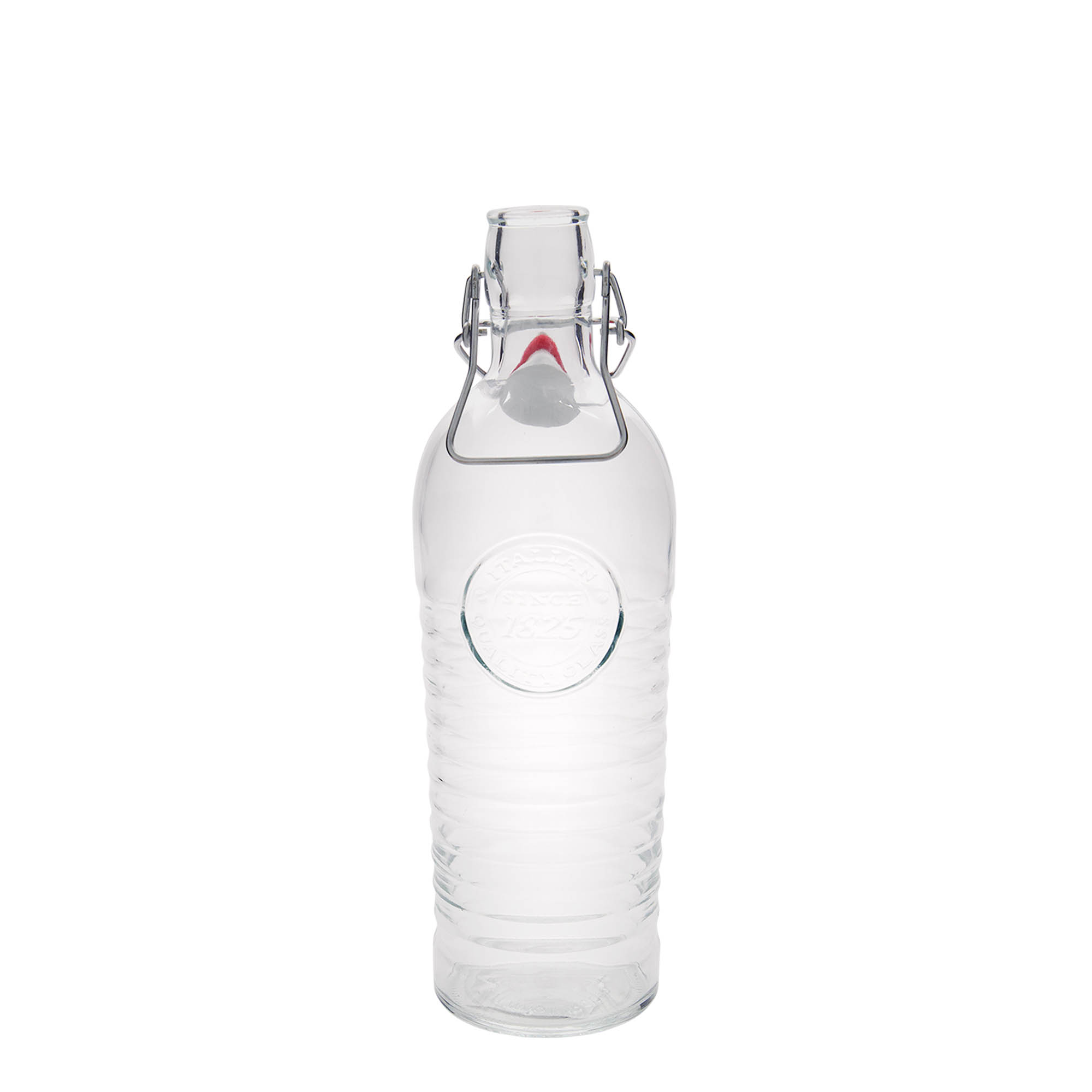 1.200 ml Glasflasche 'Officina 1825', Mündung: Bügelverschluss 1.200 ml Glasflasche 'Officina 1825', Mündung: Bügelverschluss